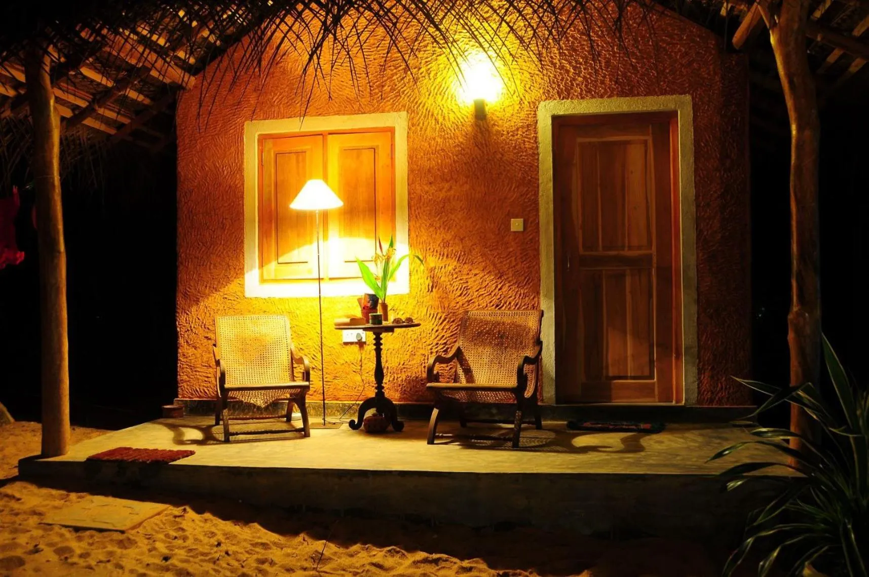 Balcony/Terrace in Shehani Beach Bungalow