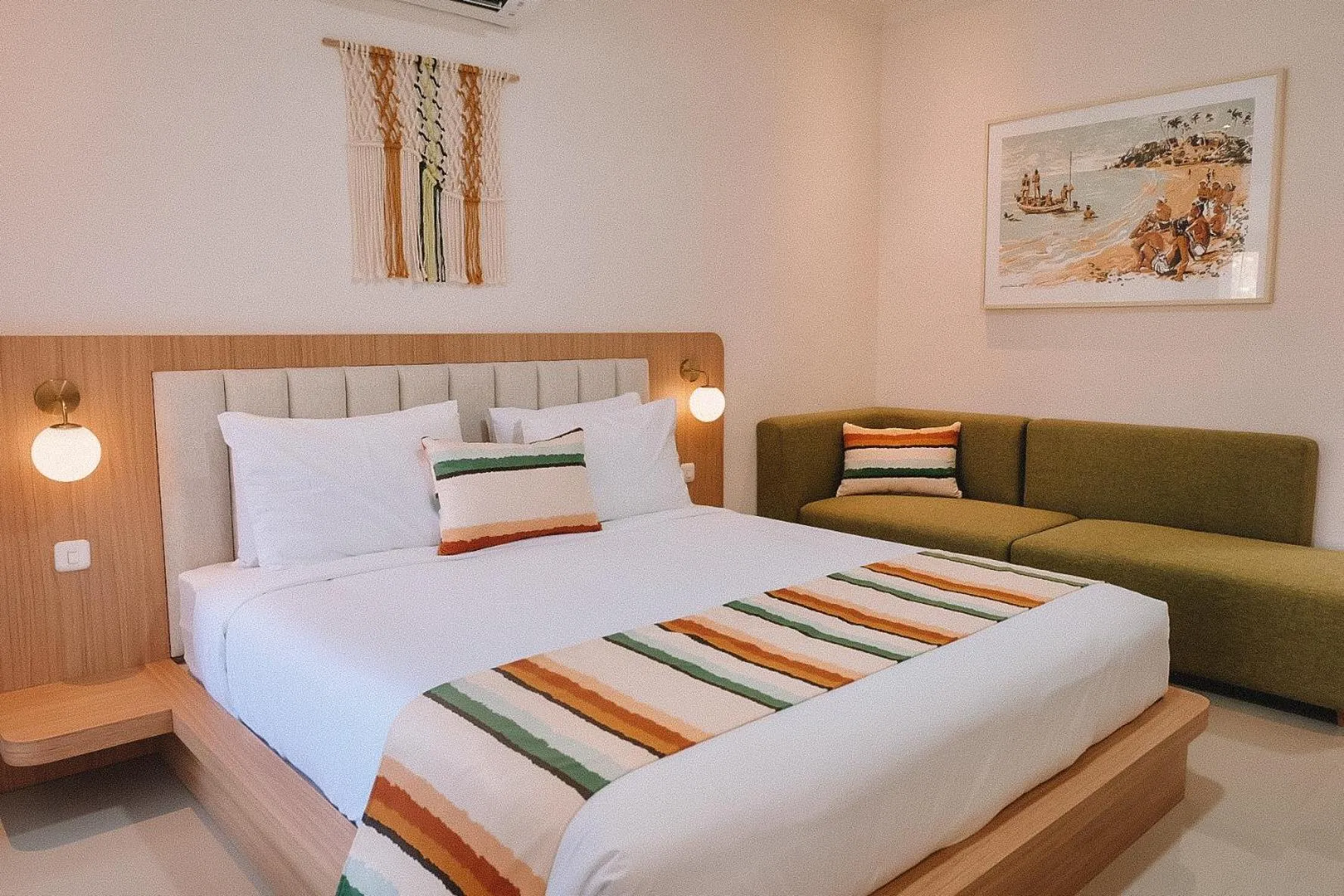 Bed in Bali Wirasana Inn