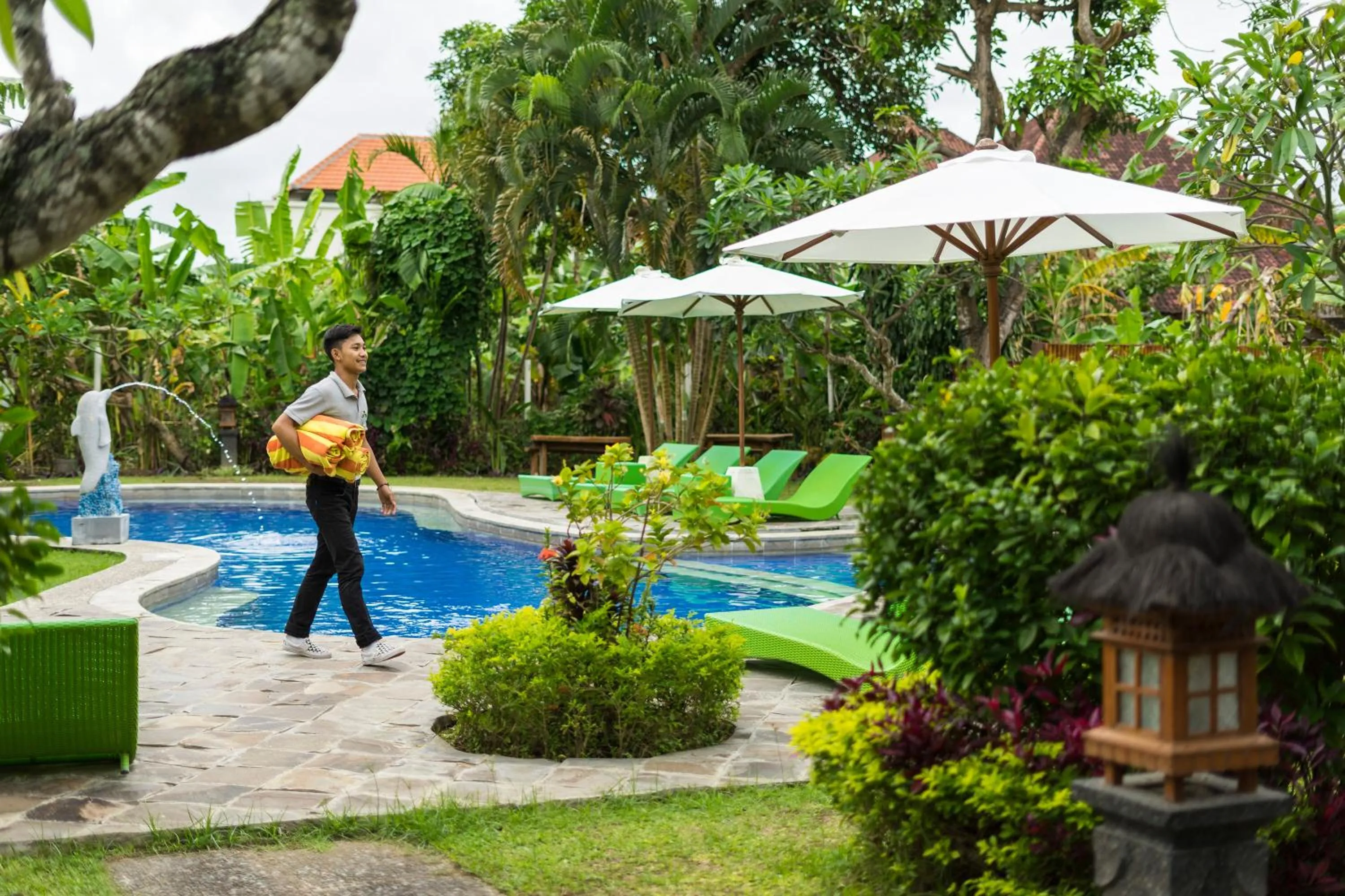 Staff in Bali Wirasana Inn
