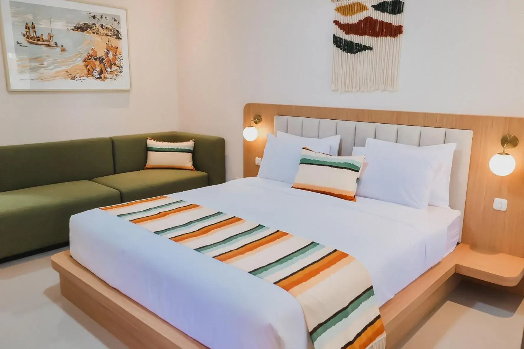 Queen Room with Pool View in Bali Wirasana Inn Queen Room with Pool View in Bali Wirasana Inn