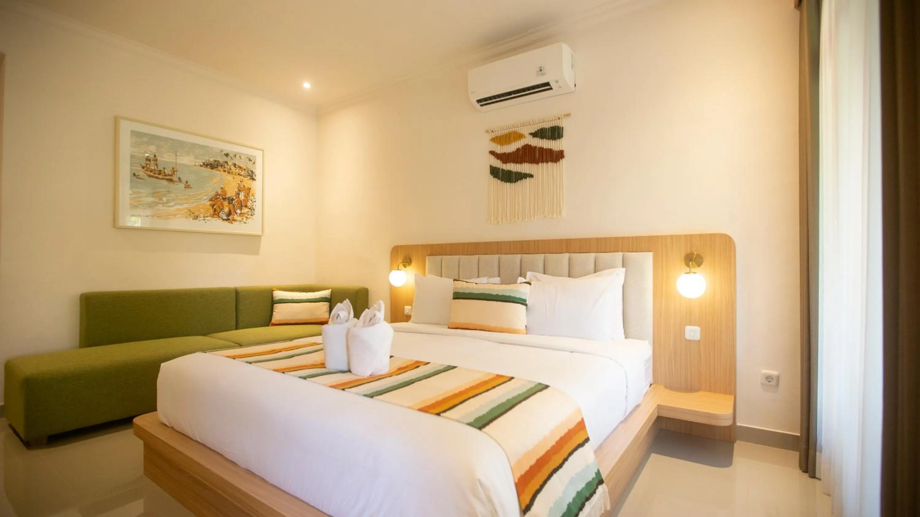 Bed in Bali Wirasana Inn