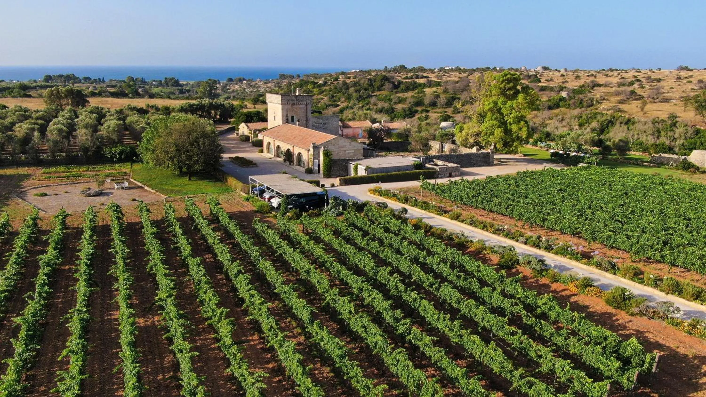 Bird's eye view in Masseria Fano Relais & Wine