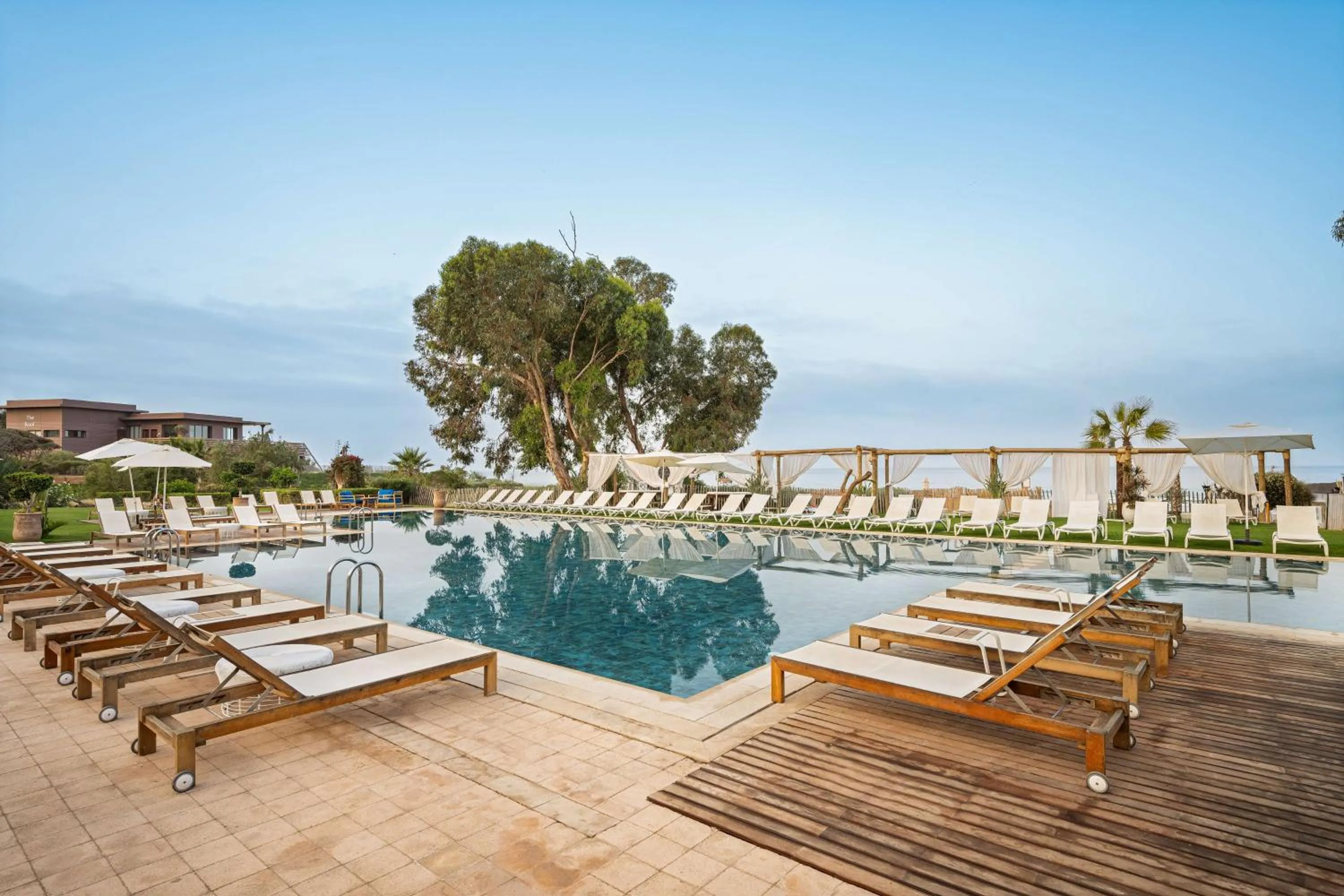 Pool view in Radisson Blu Resort Taghazout Bay Surf Village