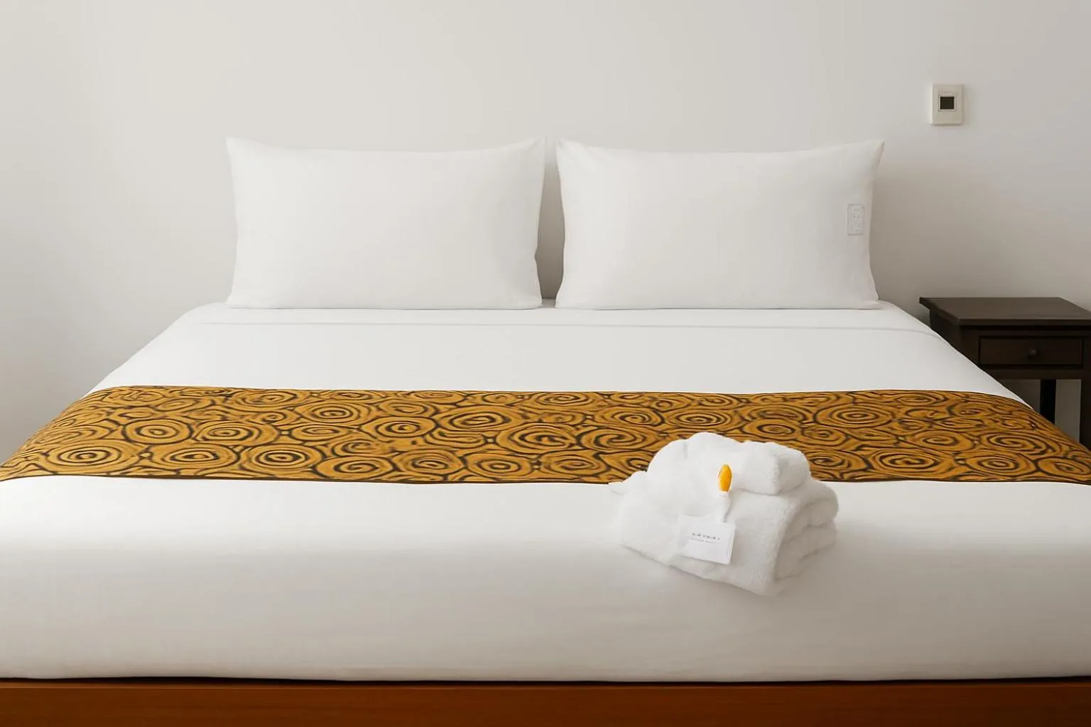 Bed in Mongui Plaza Hotel