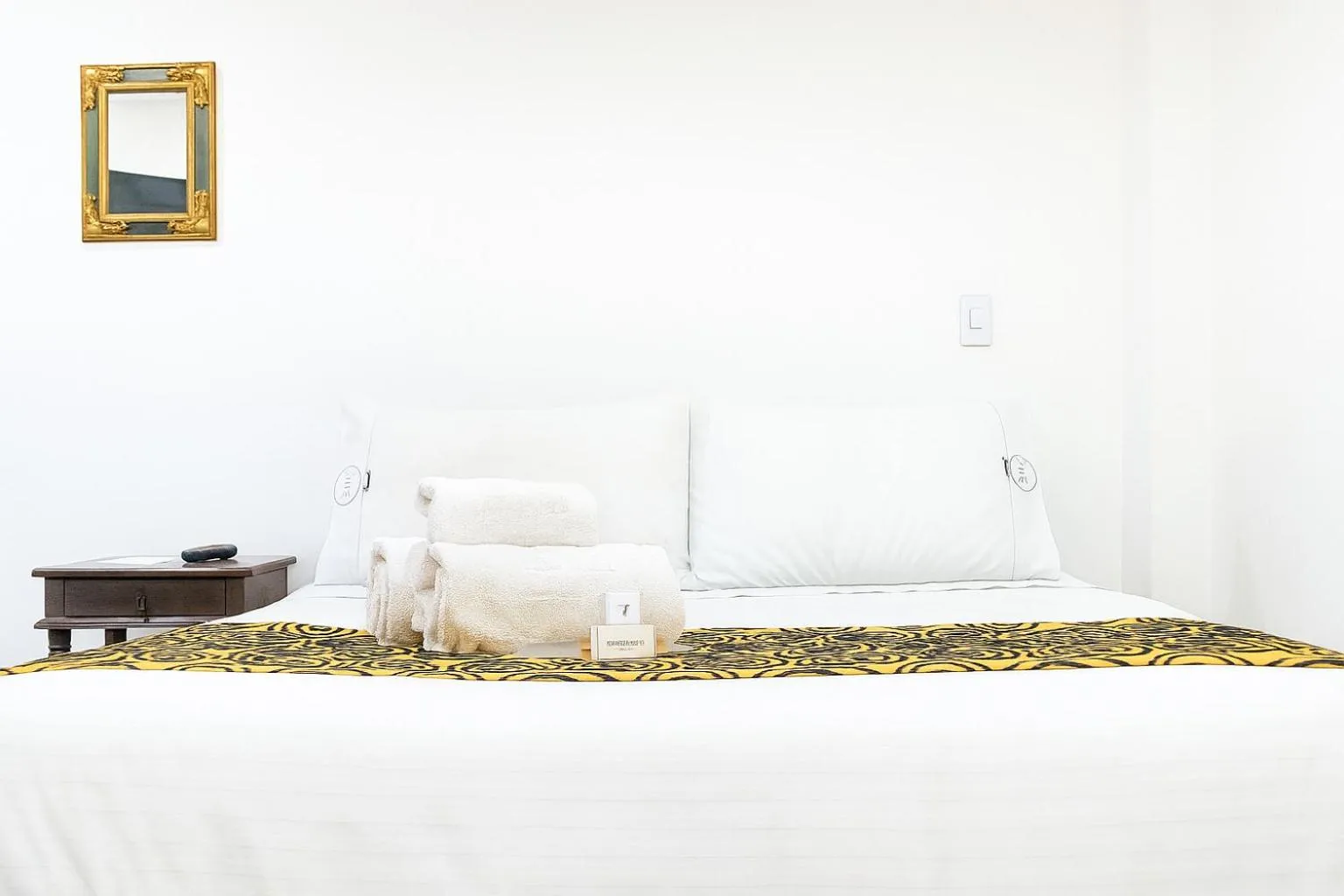 Bed in Mongui Plaza Hotel