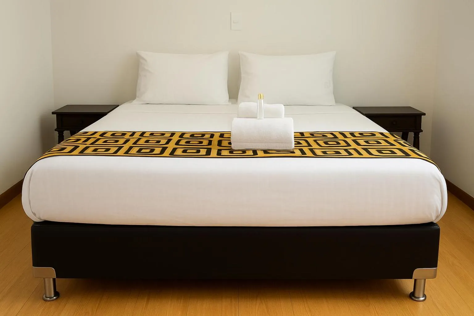Bed in Mongui Plaza Hotel