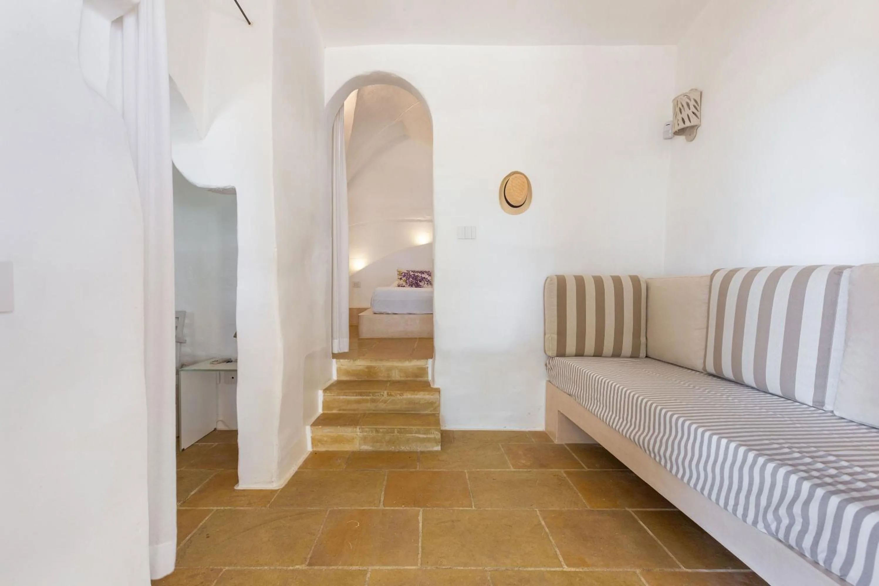 Living room in Masseria Li Capperi by Perle di Puglia