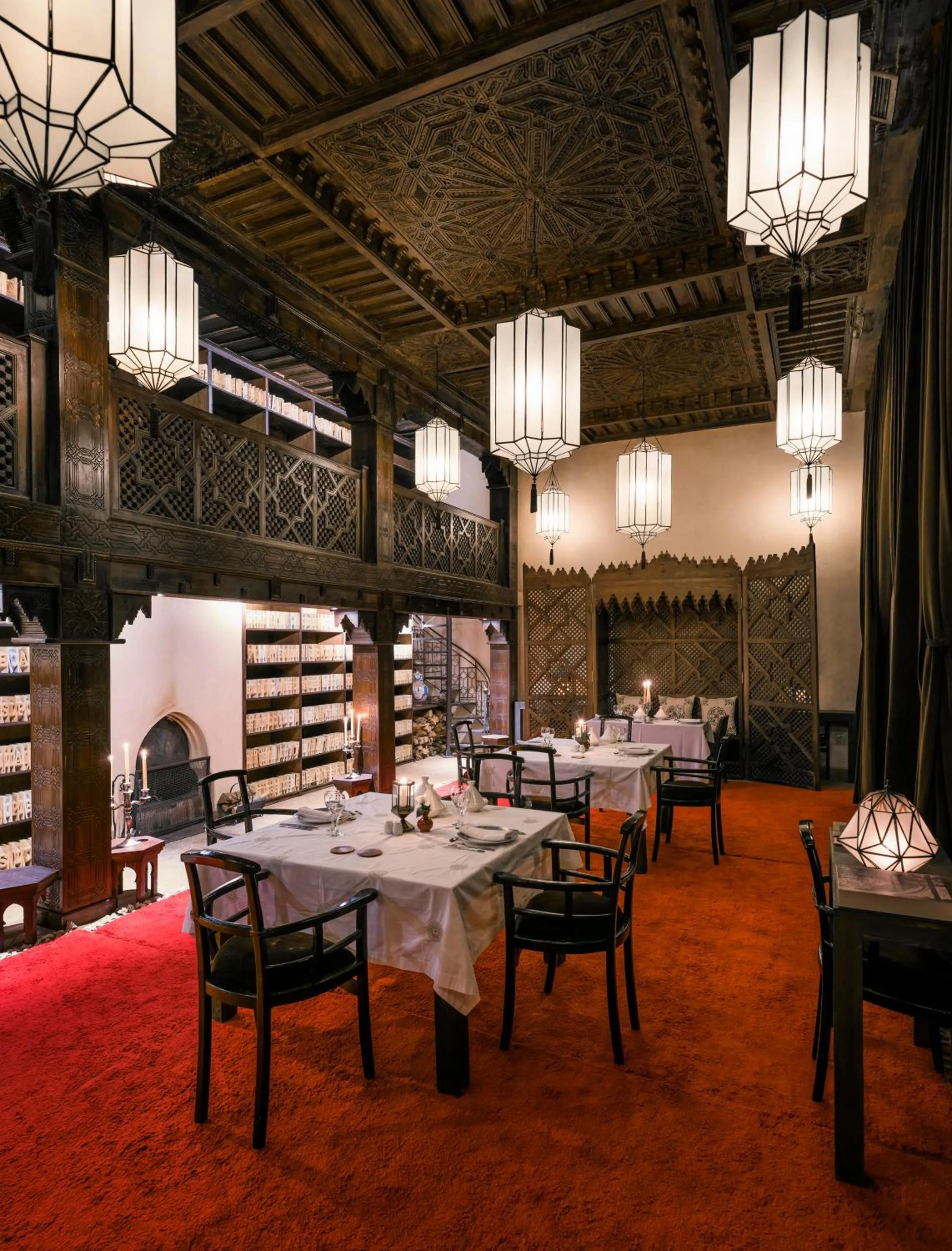 Communal lounge/ TV room in Almaha Marrakech Restaurant & SPA