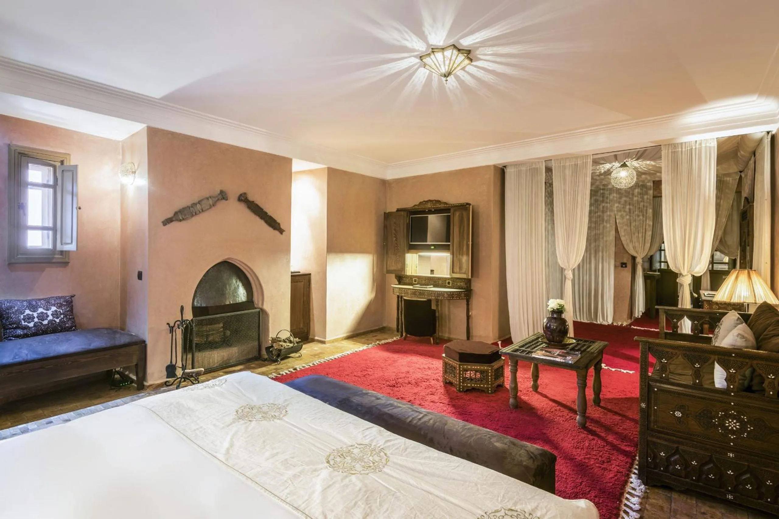 Bedroom, Bed in Almaha Marrakech Restaurant & SPA