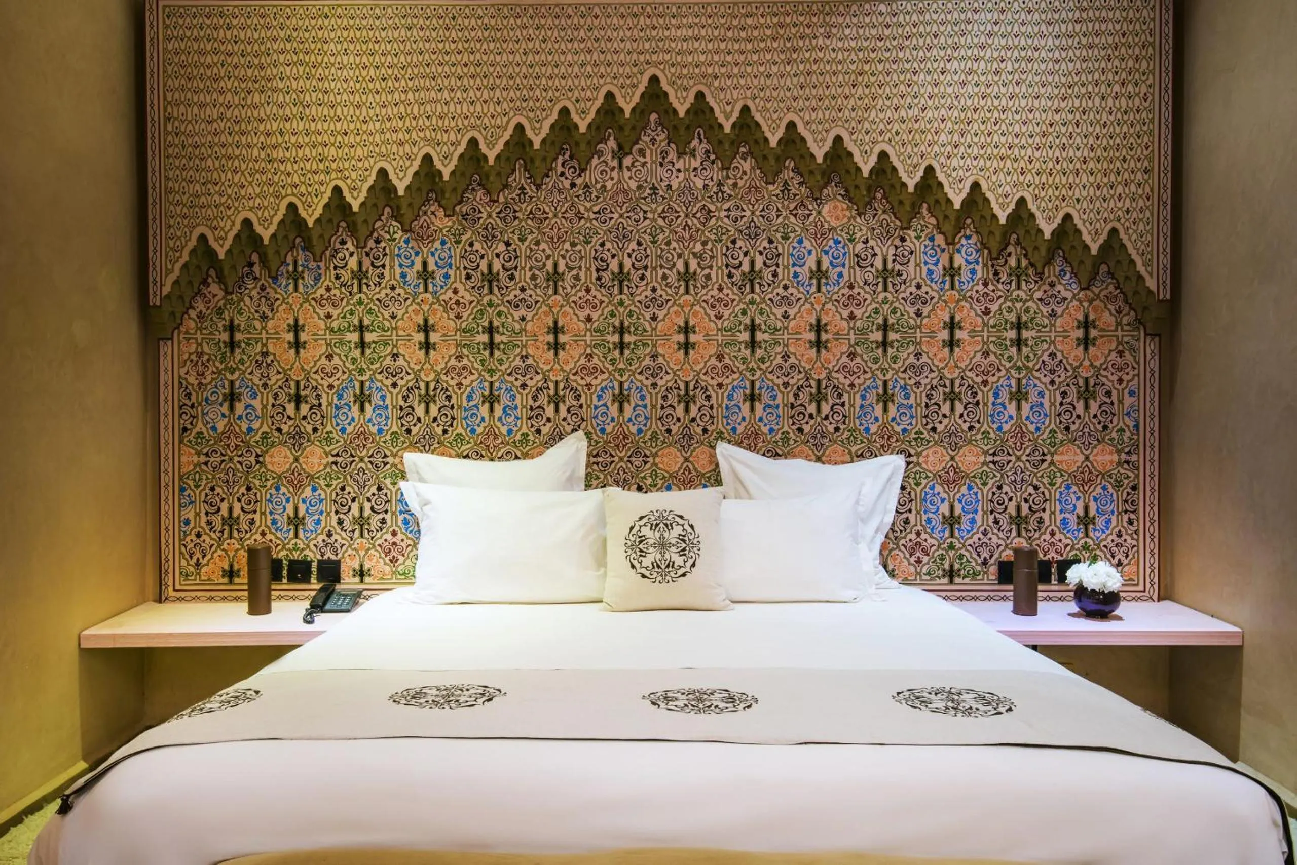 Bedroom, Bed in Almaha Marrakech Restaurant & SPA