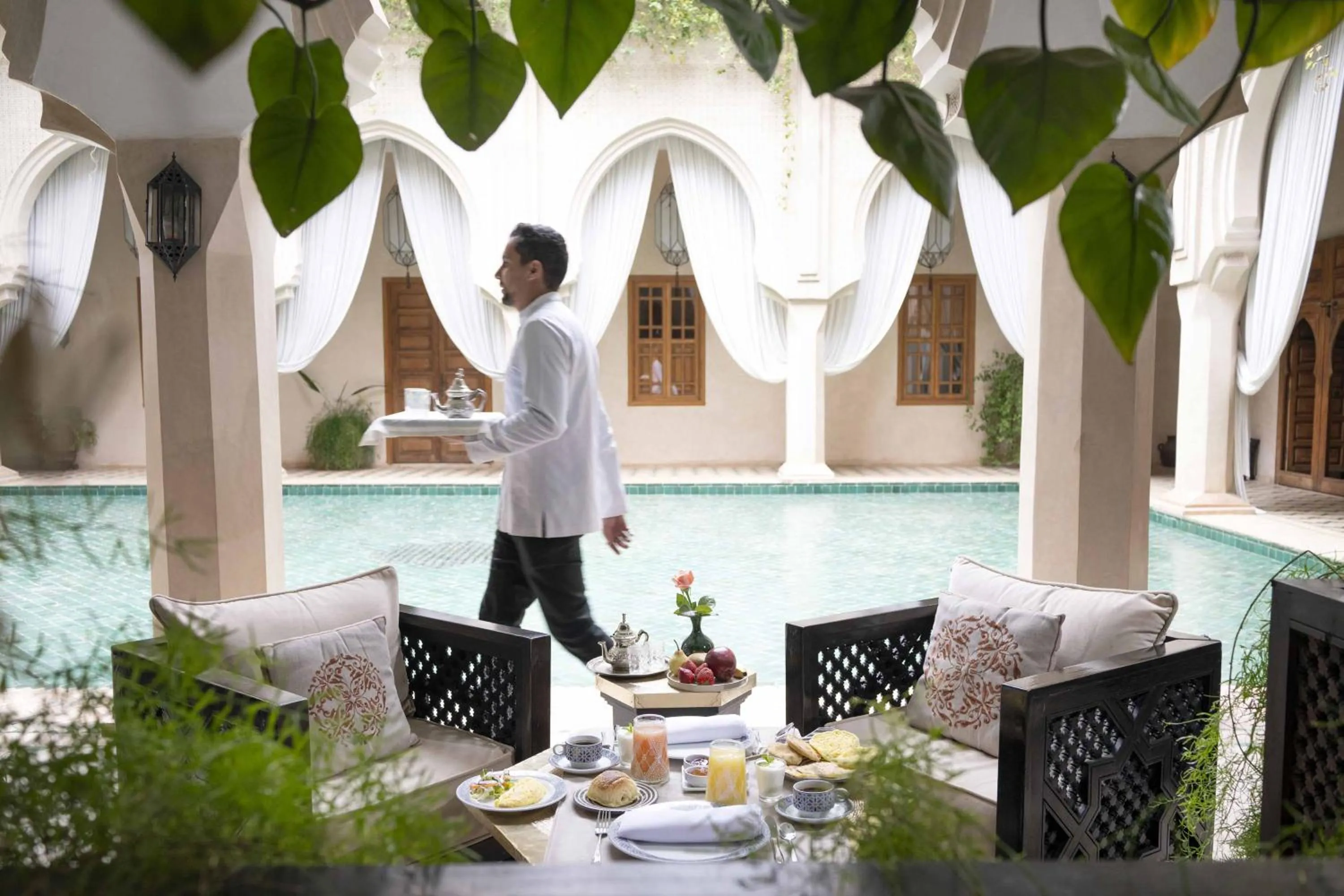 Breakfast in Almaha Marrakech Restaurant & SPA