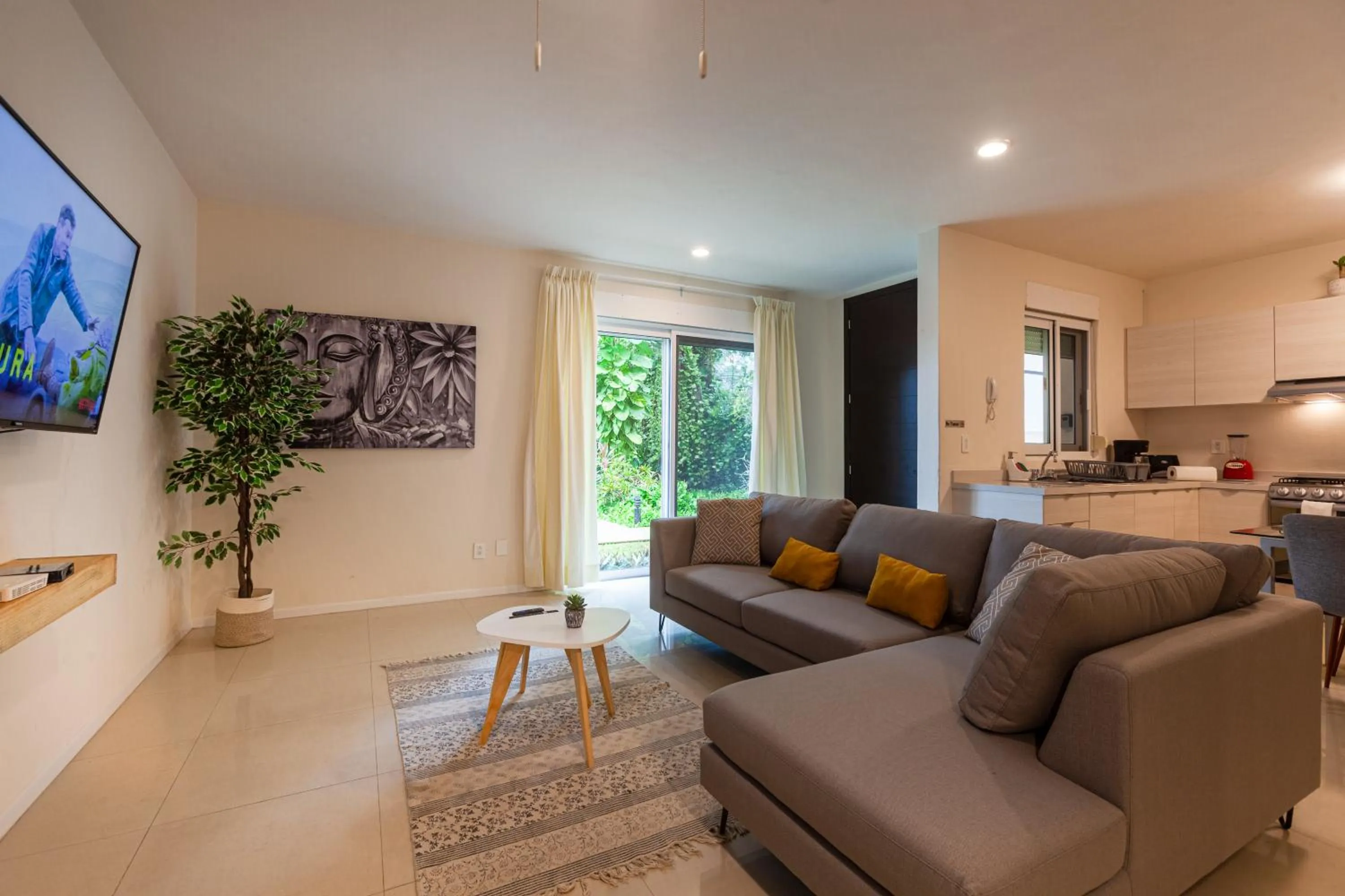 Living room in Via Tendenza Condos