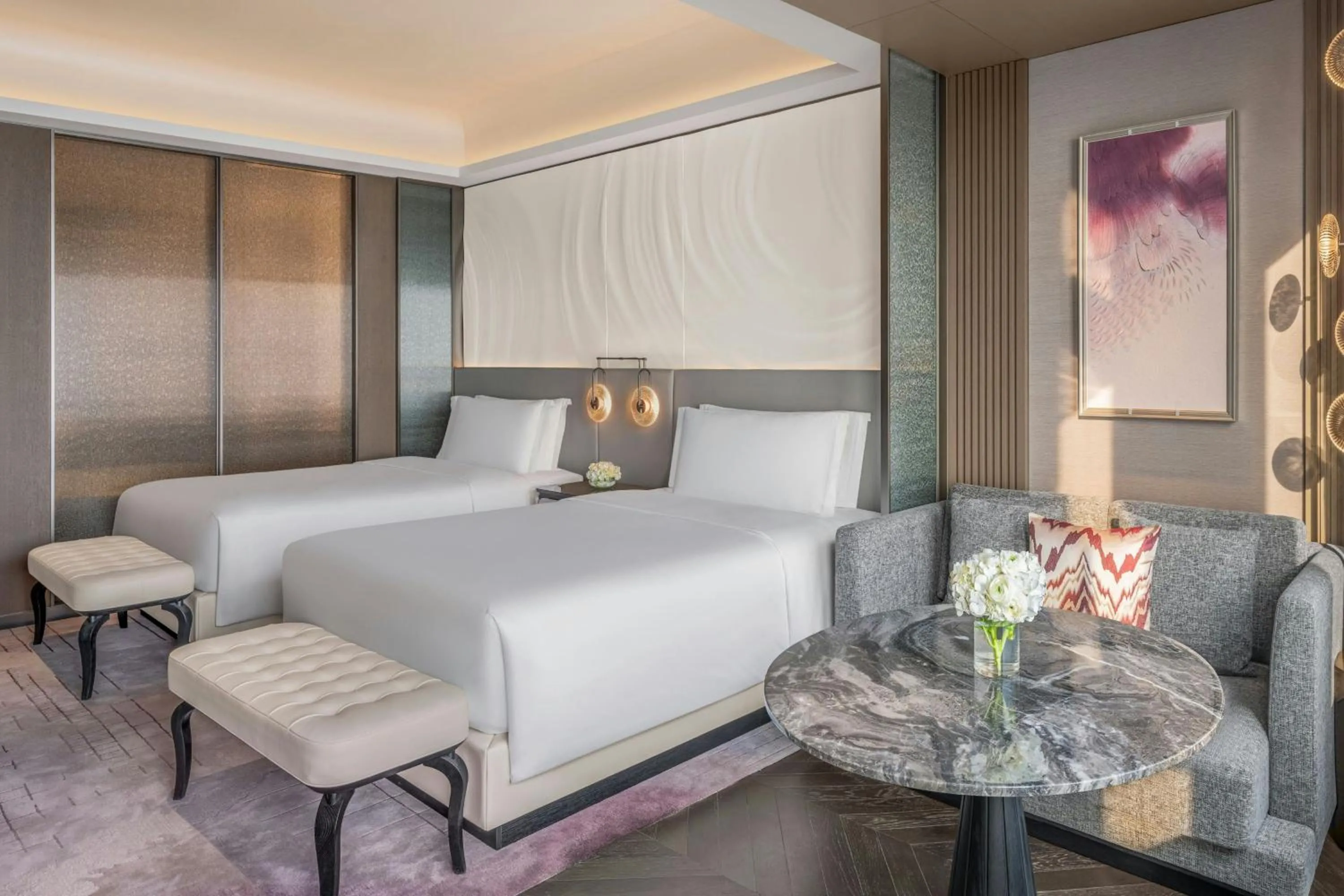 Premier Twin Room with Club Lounge Access - single occupancy in The Ritz-Carlton, Wuhan