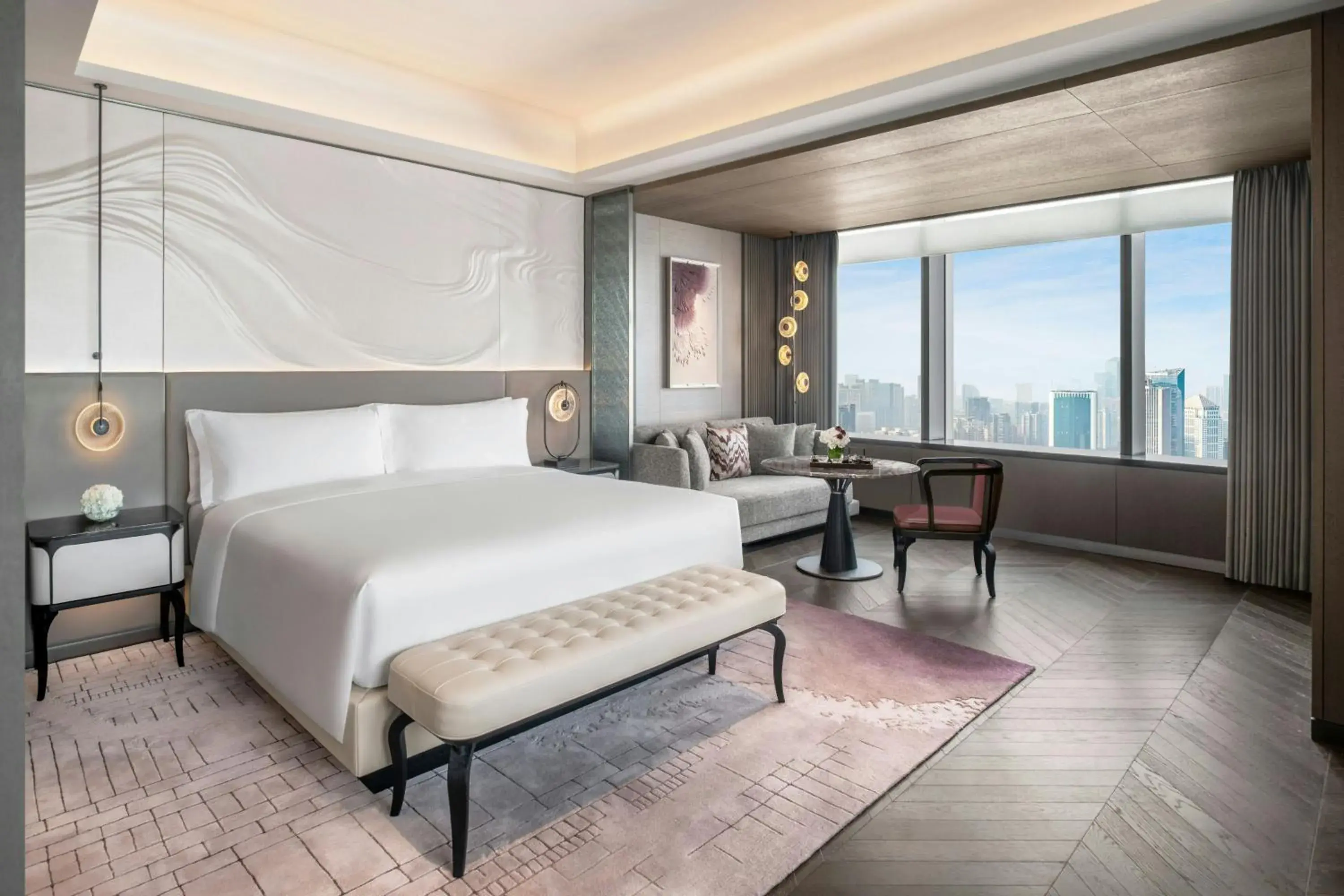 King Room with Club Lounge Access - single occupancy in The Ritz-Carlton, Wuhan King Room with Club Lounge Access - single occupancy in The Ritz-Carlton, Wuhan