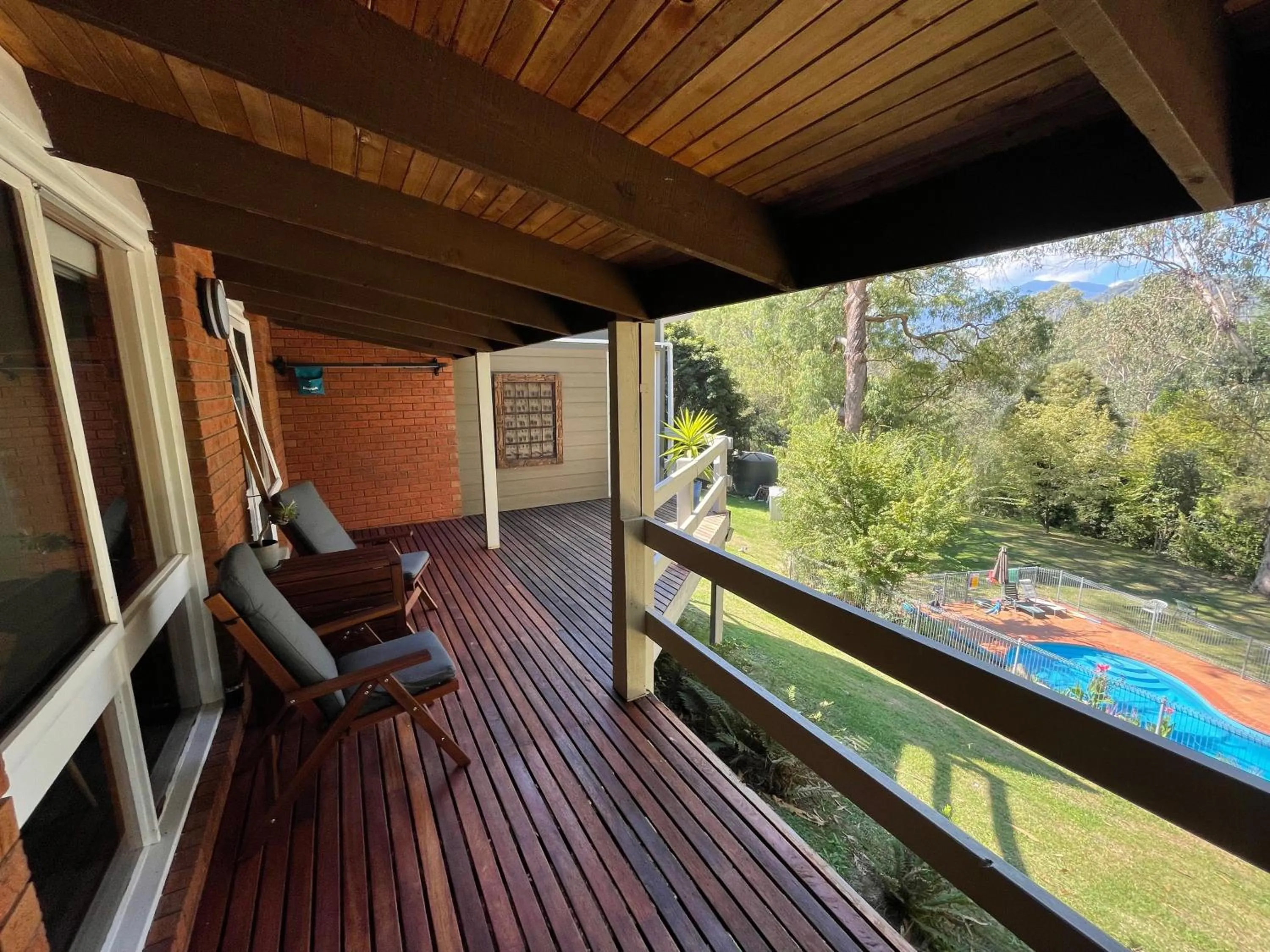 Patio in Kiewa Country Cottages