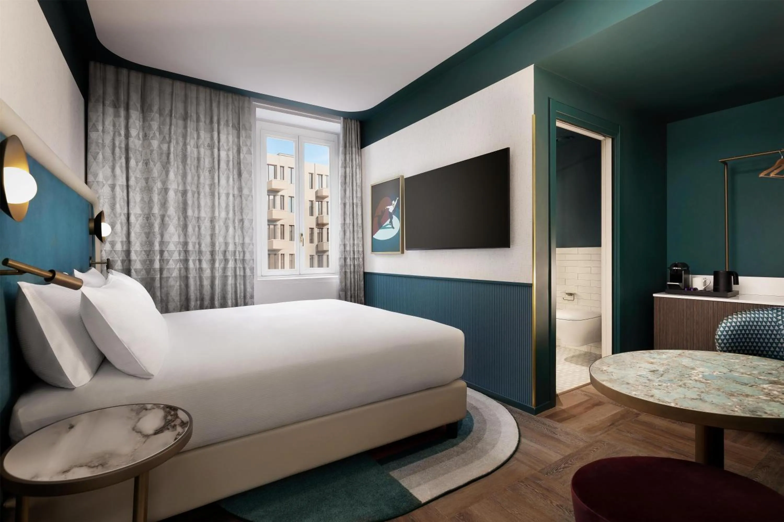 King Room - Mobility Access in Puccini Hotel Milan, Tapestry Collection By Hilton