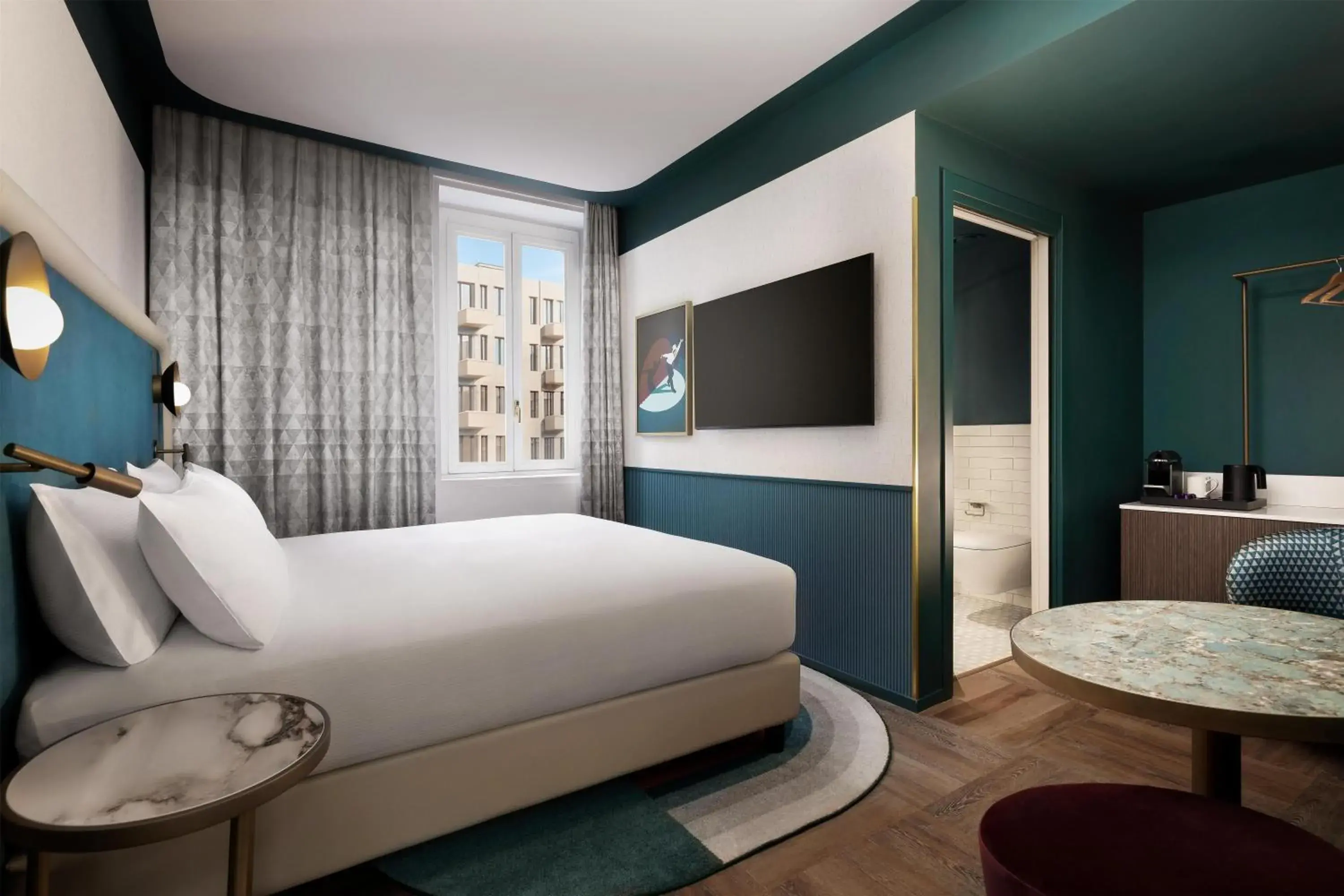 King Room - Mobility Access in Puccini Hotel Milan, Tapestry Collection By Hilton King Room - Mobility Access in Puccini Hotel Milan, Tapestry Collection By Hilton