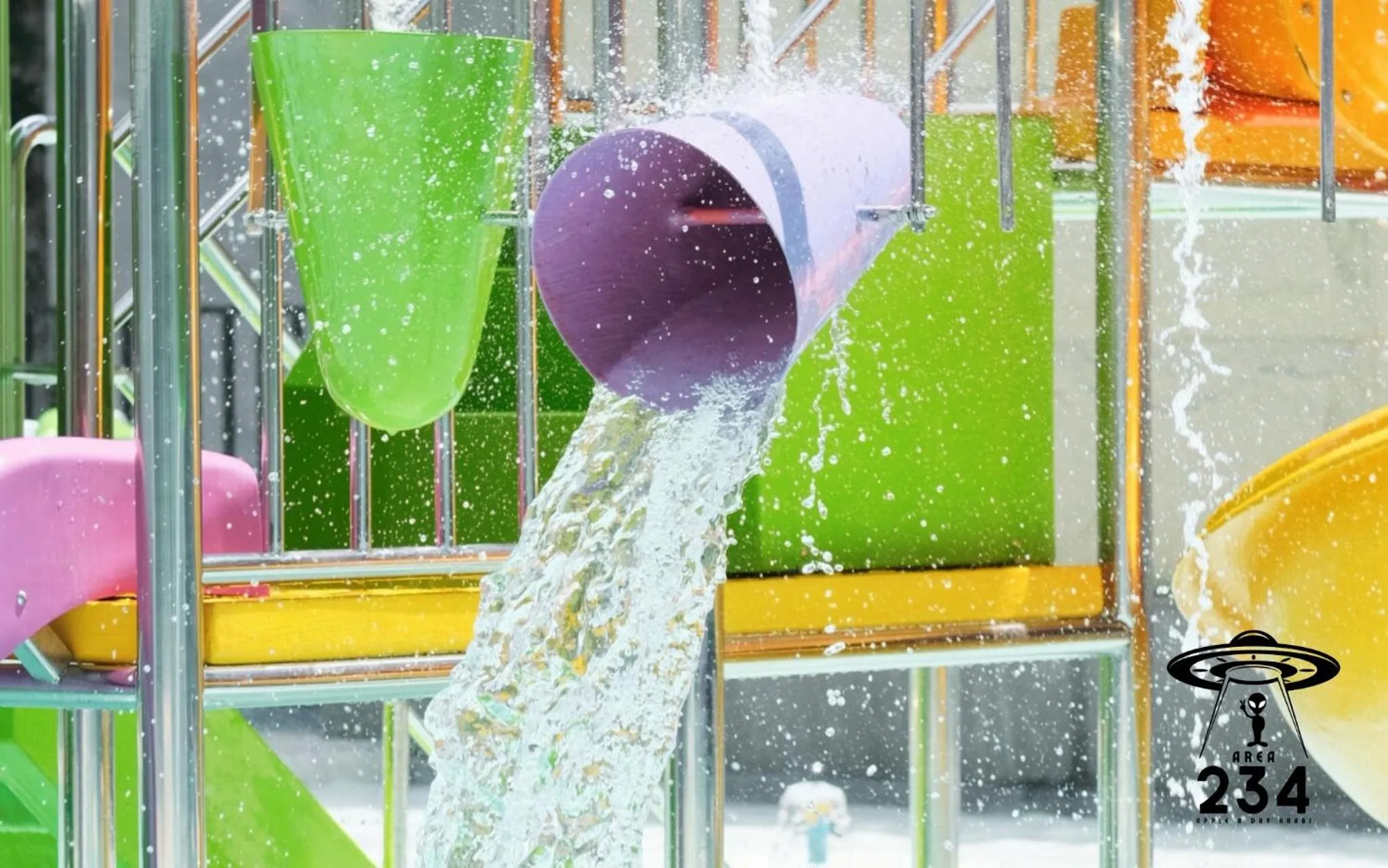 Aqua park in Apple A Day Resort Krabi, Ao Nang Beach