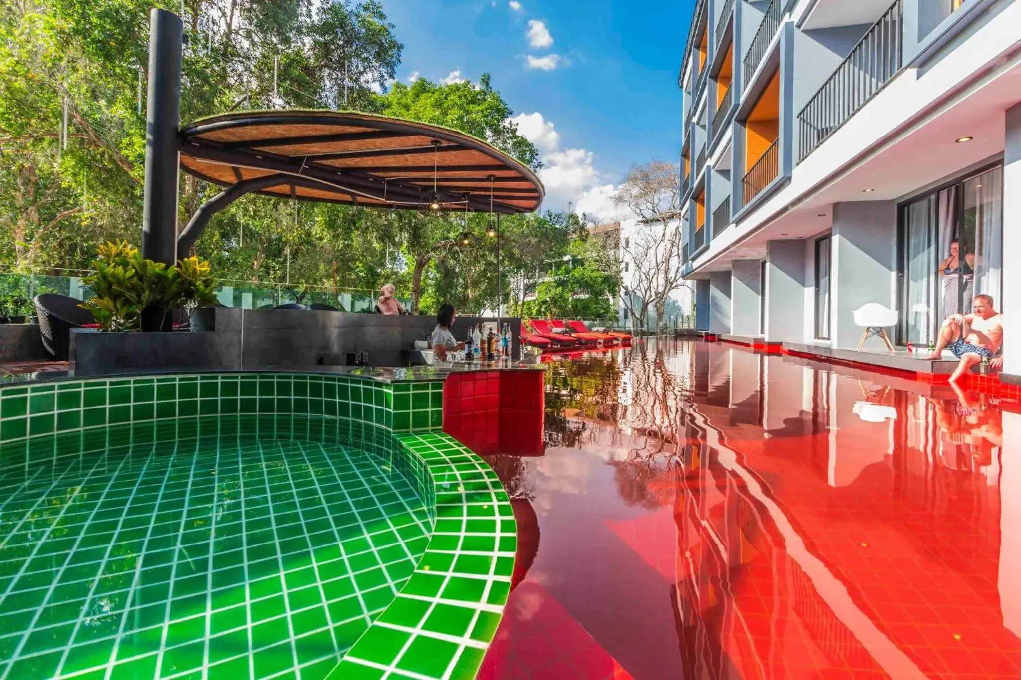 Swimming pool in Apple A Day Resort Krabi, Ao Nang Beach Swimming pool in Apple A Day Resort Krabi, Ao Nang Beach