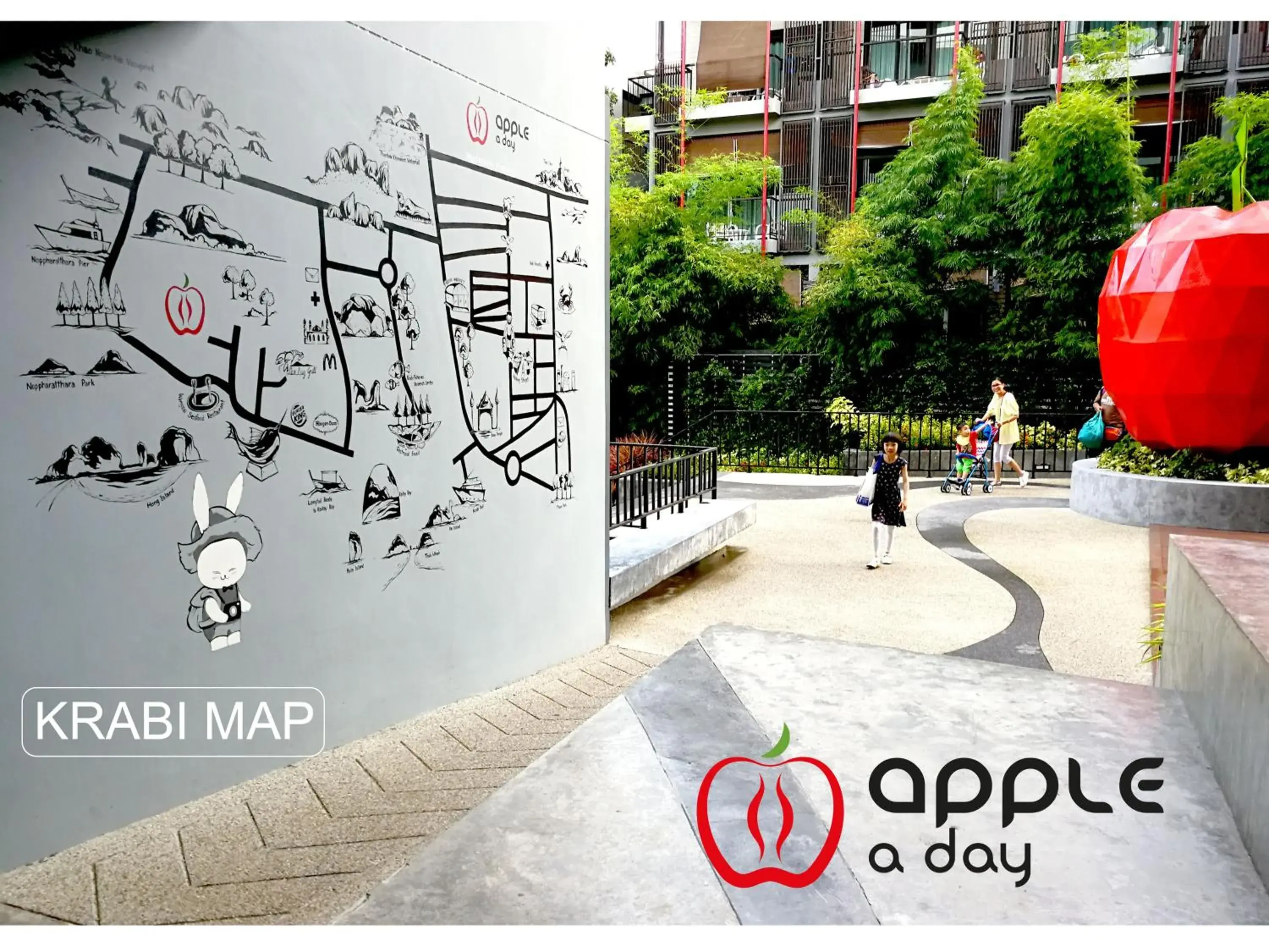 Facade/entrance in Apple A Day Resort Krabi, Ao Nang Beach Facade/entrance in Apple A Day Resort Krabi, Ao Nang Beach