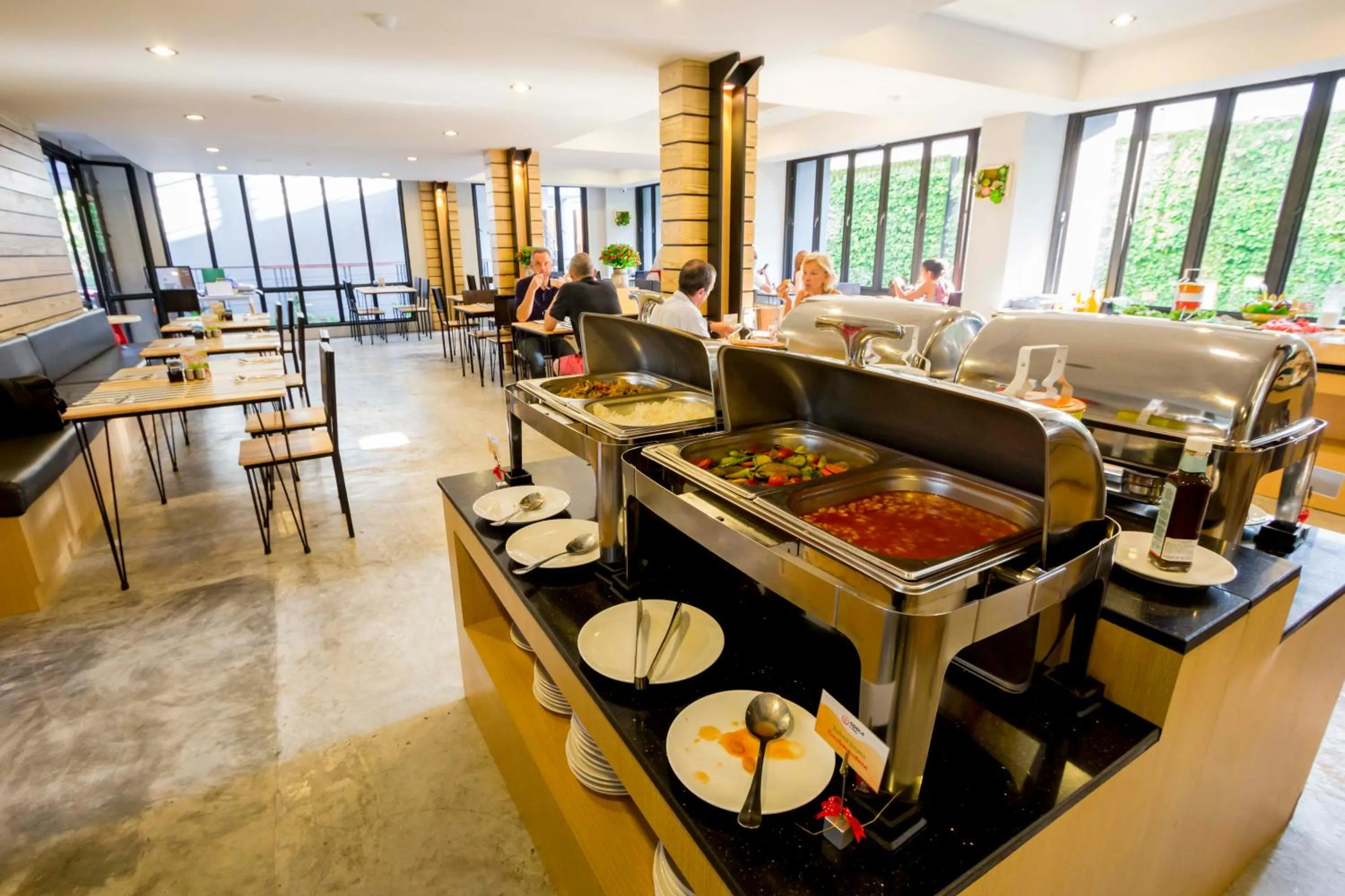 Buffet breakfast in Apple A Day Resort Krabi, Ao Nang Beach