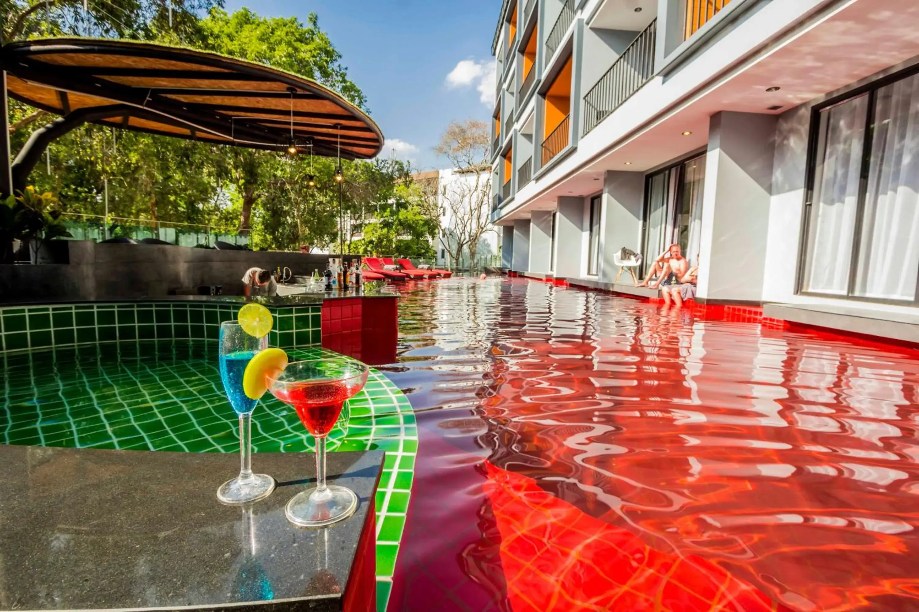 Swimming pool in Apple A Day Resort Krabi, Ao Nang Beach Swimming pool in Apple A Day Resort Krabi, Ao Nang Beach