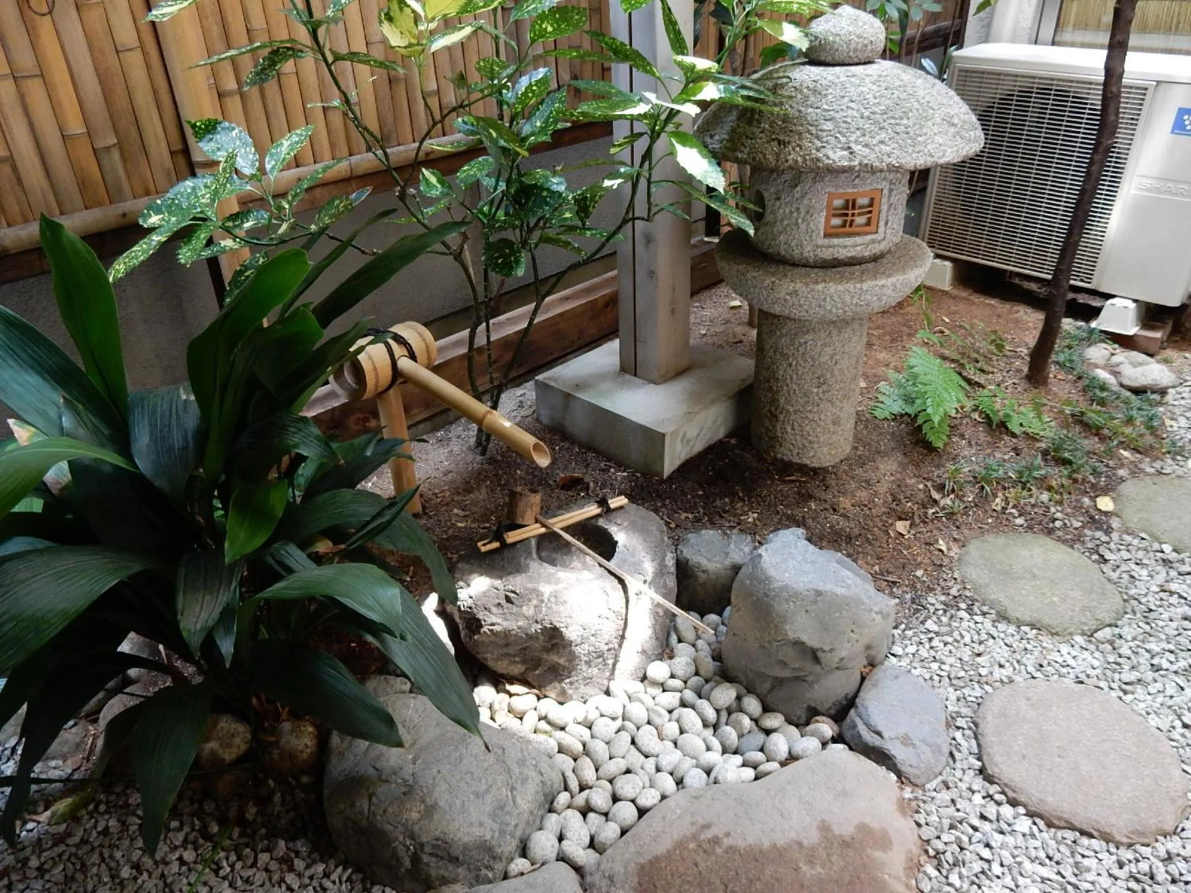 Garden view in Yadoya Sanbou