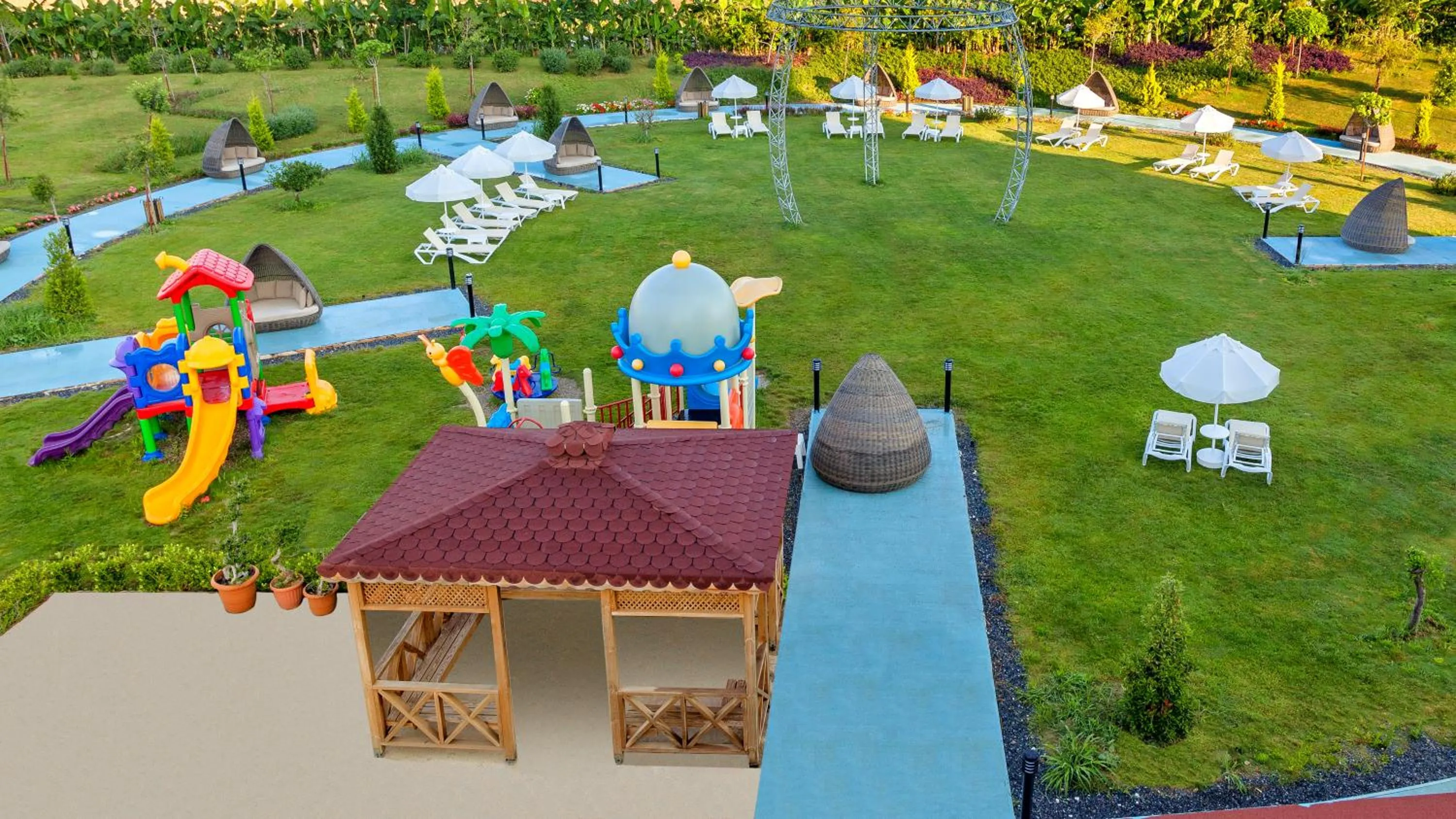 Children play ground in Glamour Resort & SPA