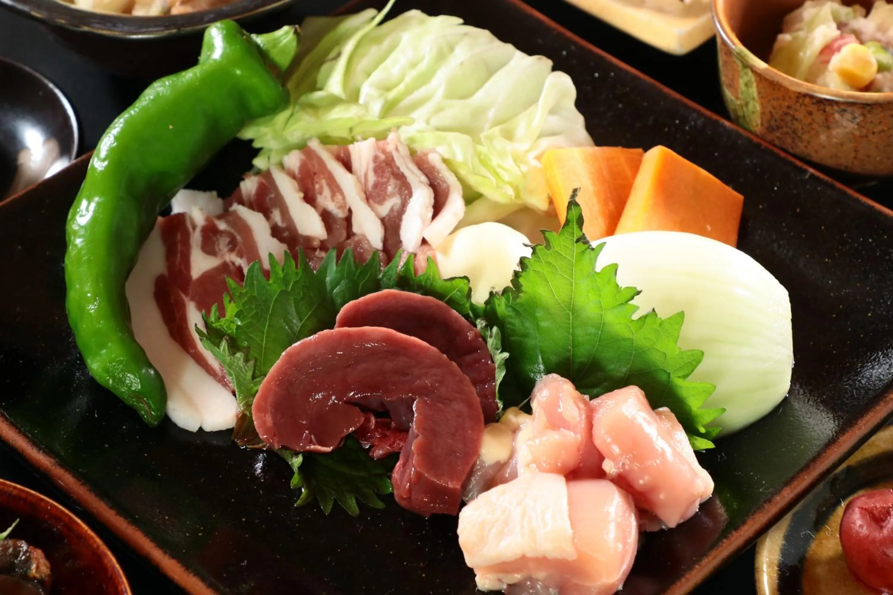 Dinner in Minshuku Iwana no Sato