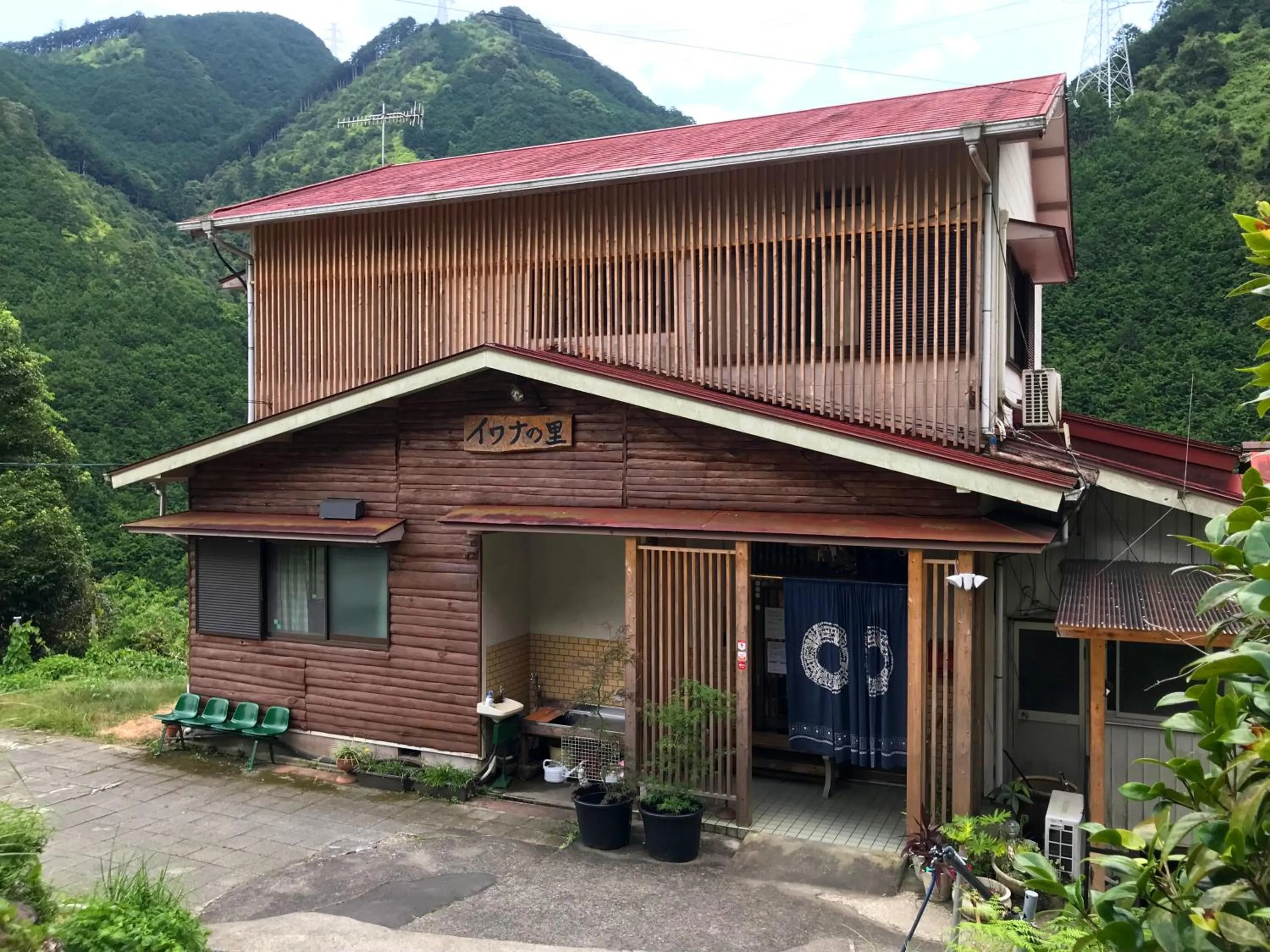 Property building in Minshuku Iwana no Sato