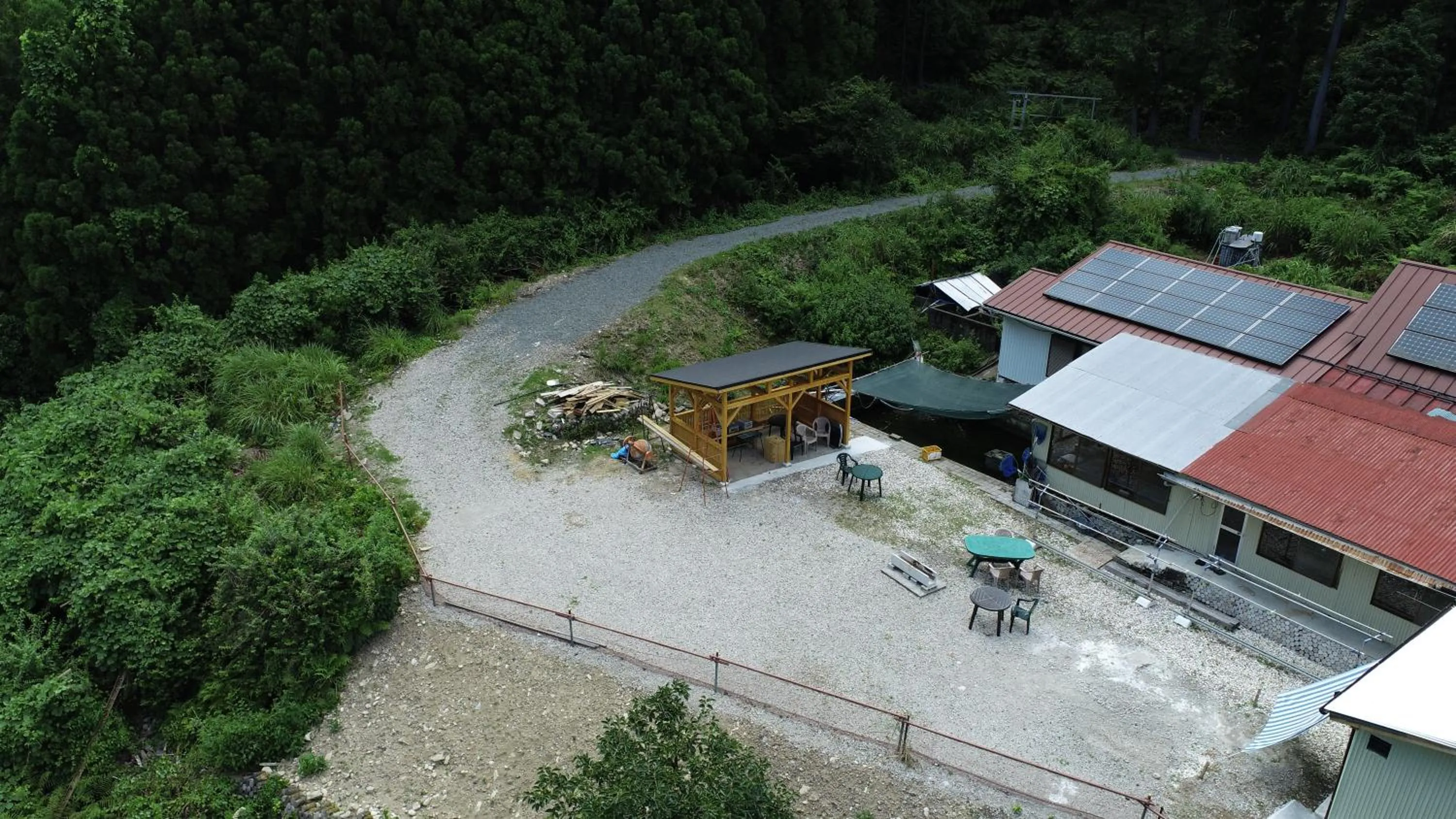 Property building in Minshuku Iwana no Sato