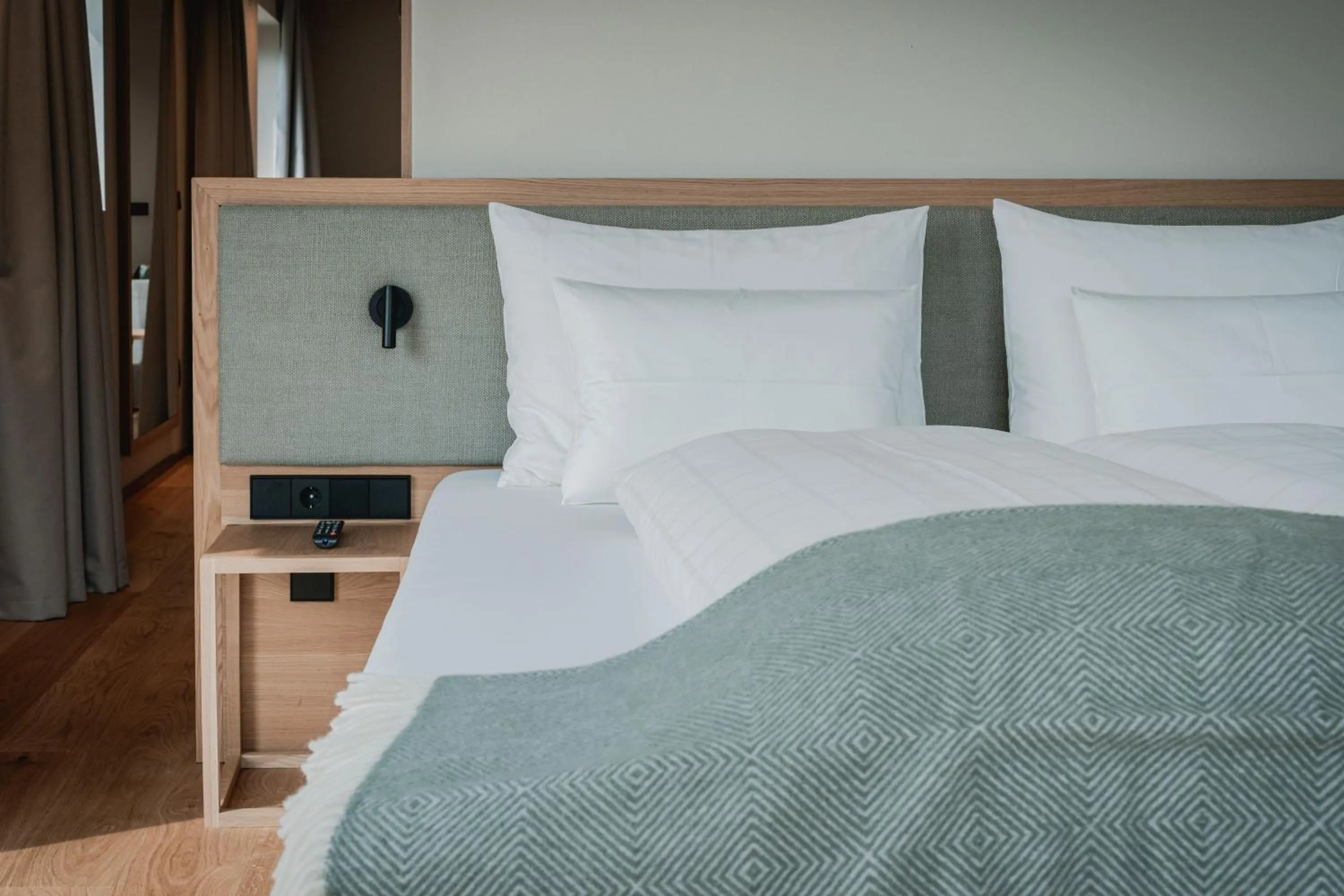 Bed in Hotel Niedermair