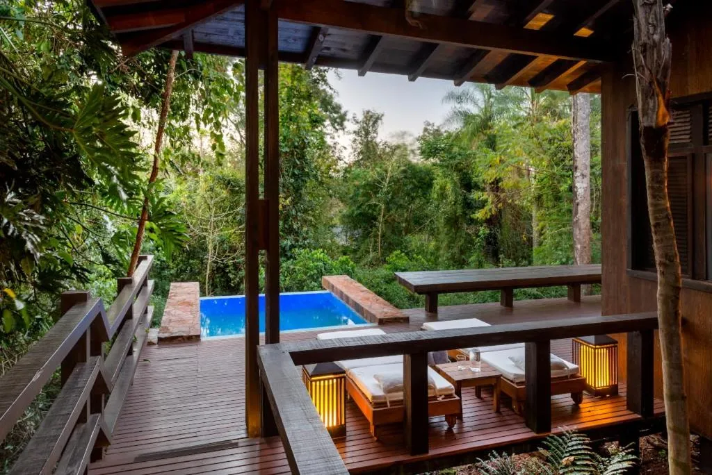 Pool view in Awasi Iguazú