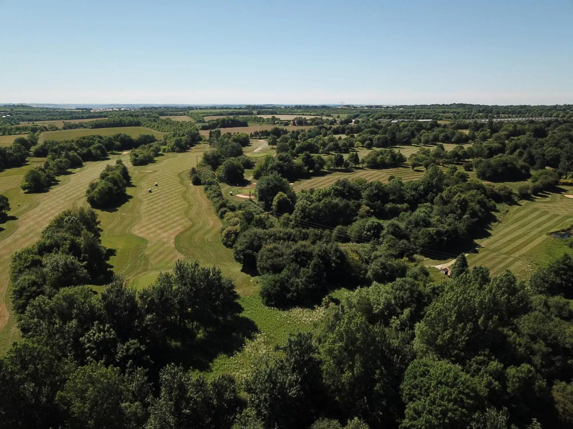 Golfcourse, Bird's-eye View in Cotswolds Hotel & Spa