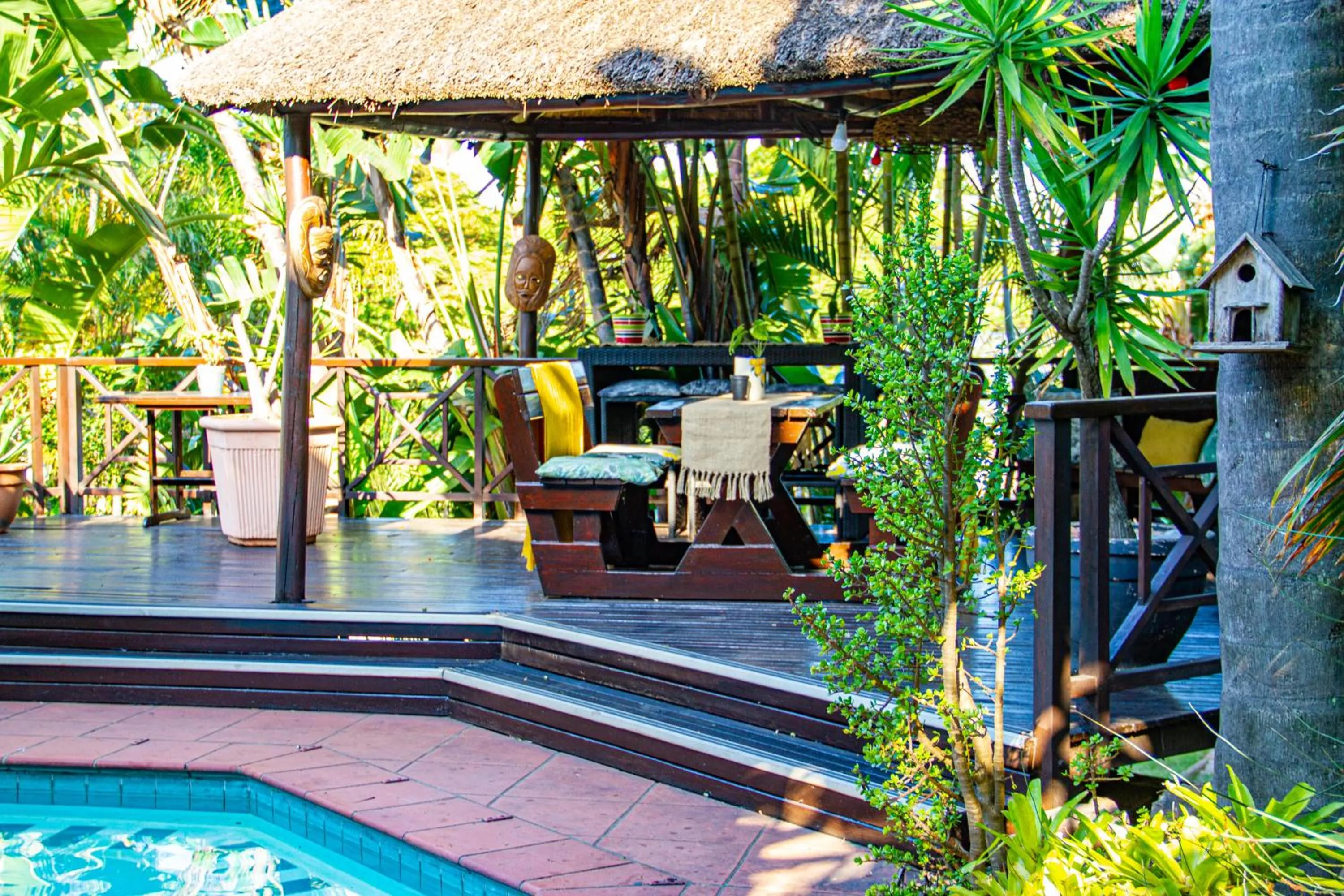 Patio in La Loggia Bed and Breakfast