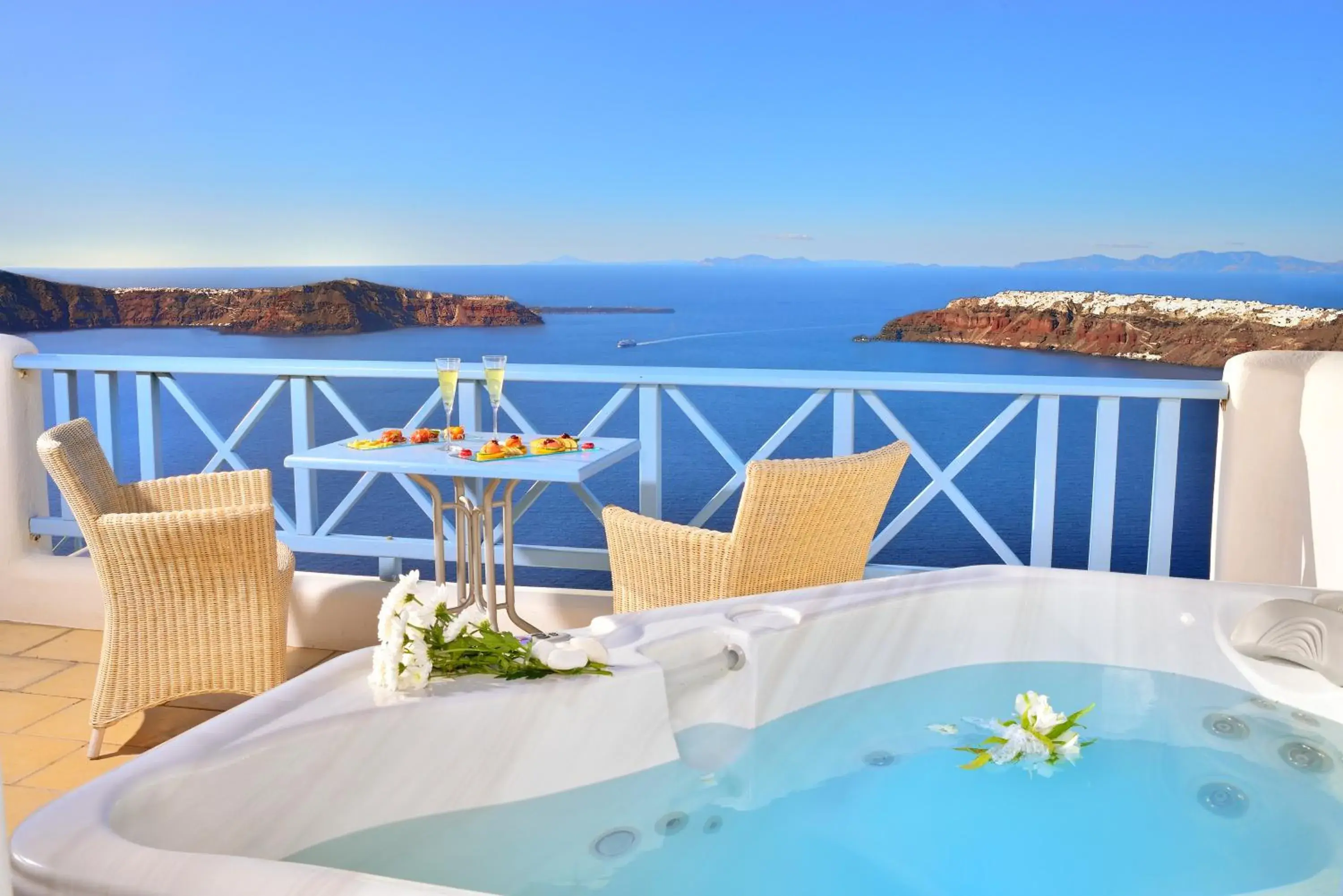 Classic Double Room with Hot Tub and Caldera View in Absolute Bliss Classic Double Room with Hot Tub and Caldera View in Absolute Bliss
