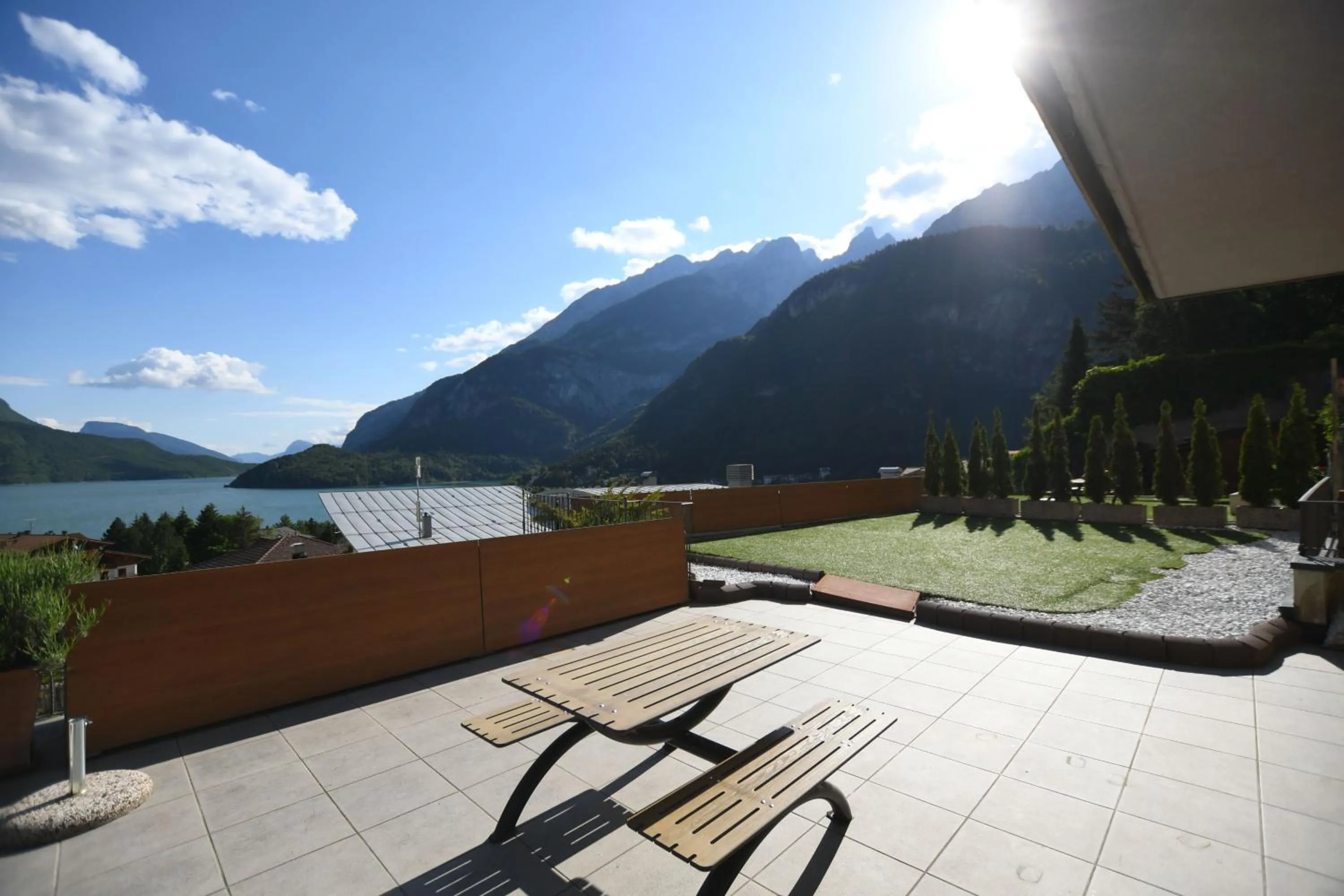 Balcony/Terrace in Residenza Alba - Molveno