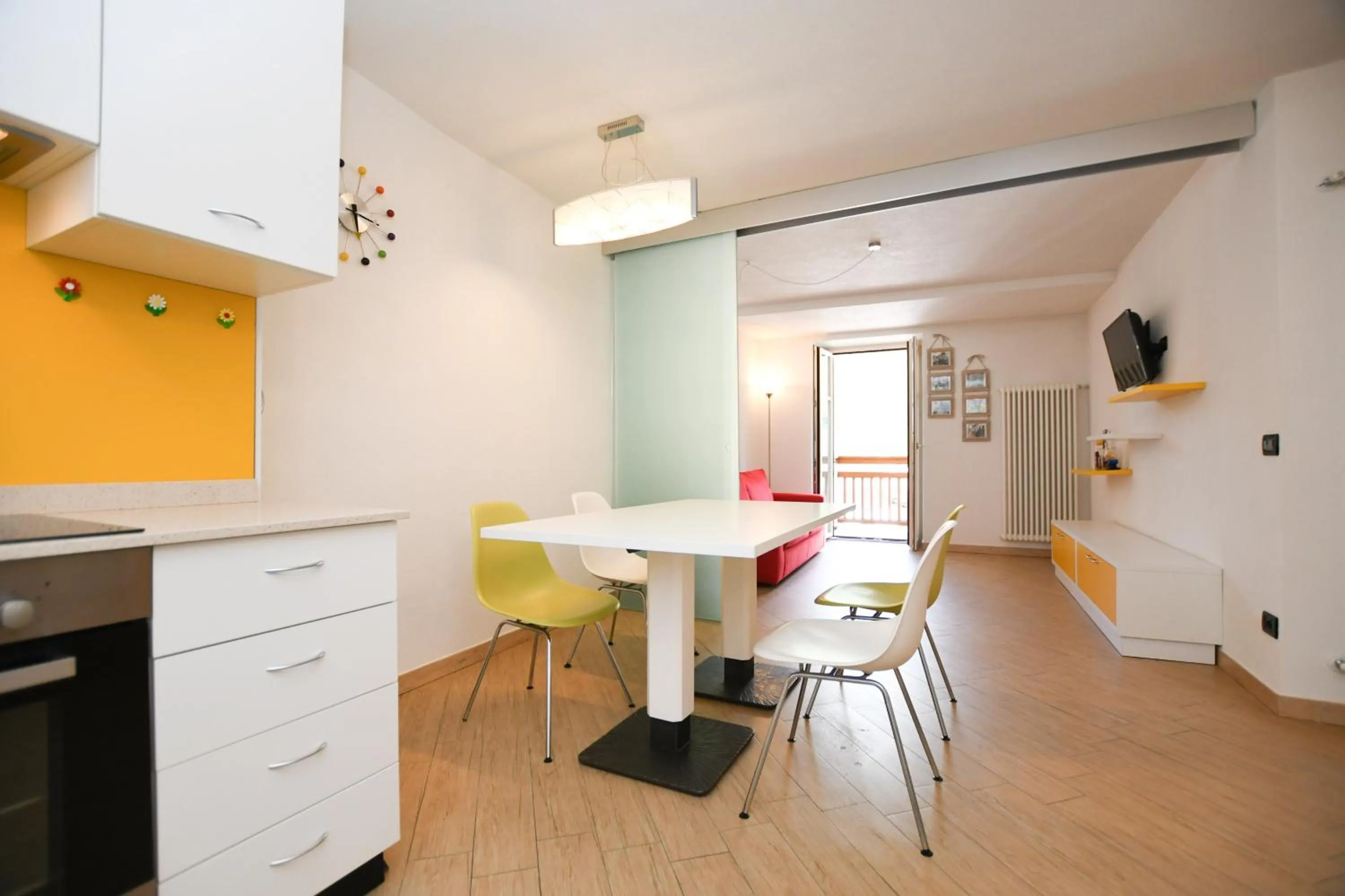 Kitchen or kitchenette in Residenza Alba - Molveno
