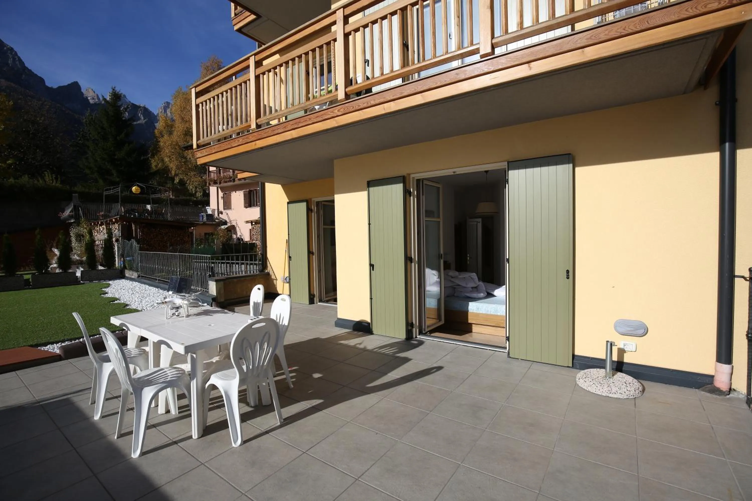 Balcony/Terrace in Residenza Alba - Molveno