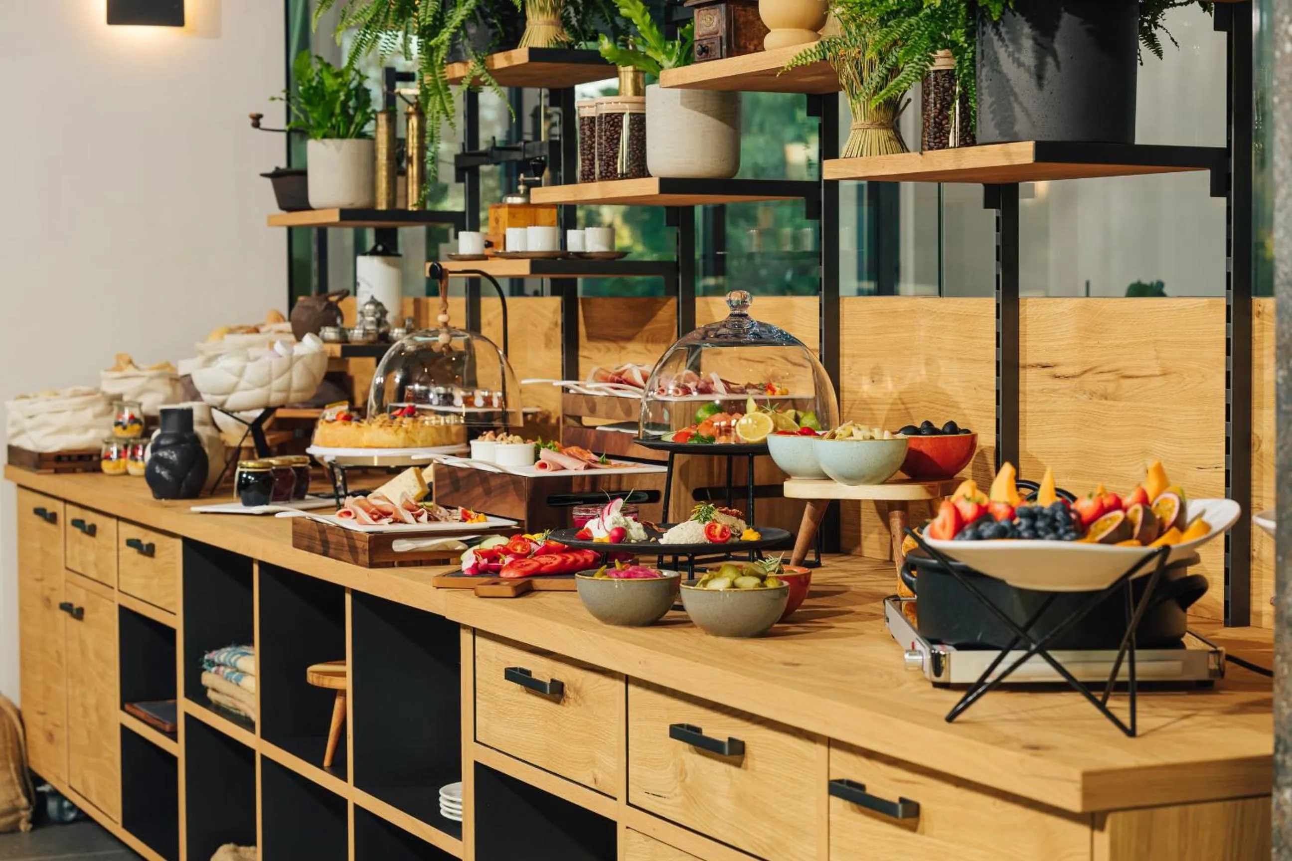 Buffet breakfast in Guesthouse Grof