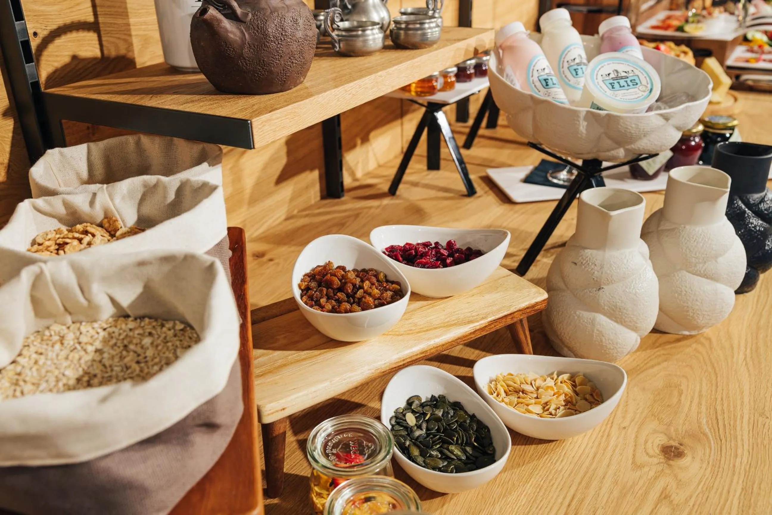 Buffet breakfast in Guesthouse Grof