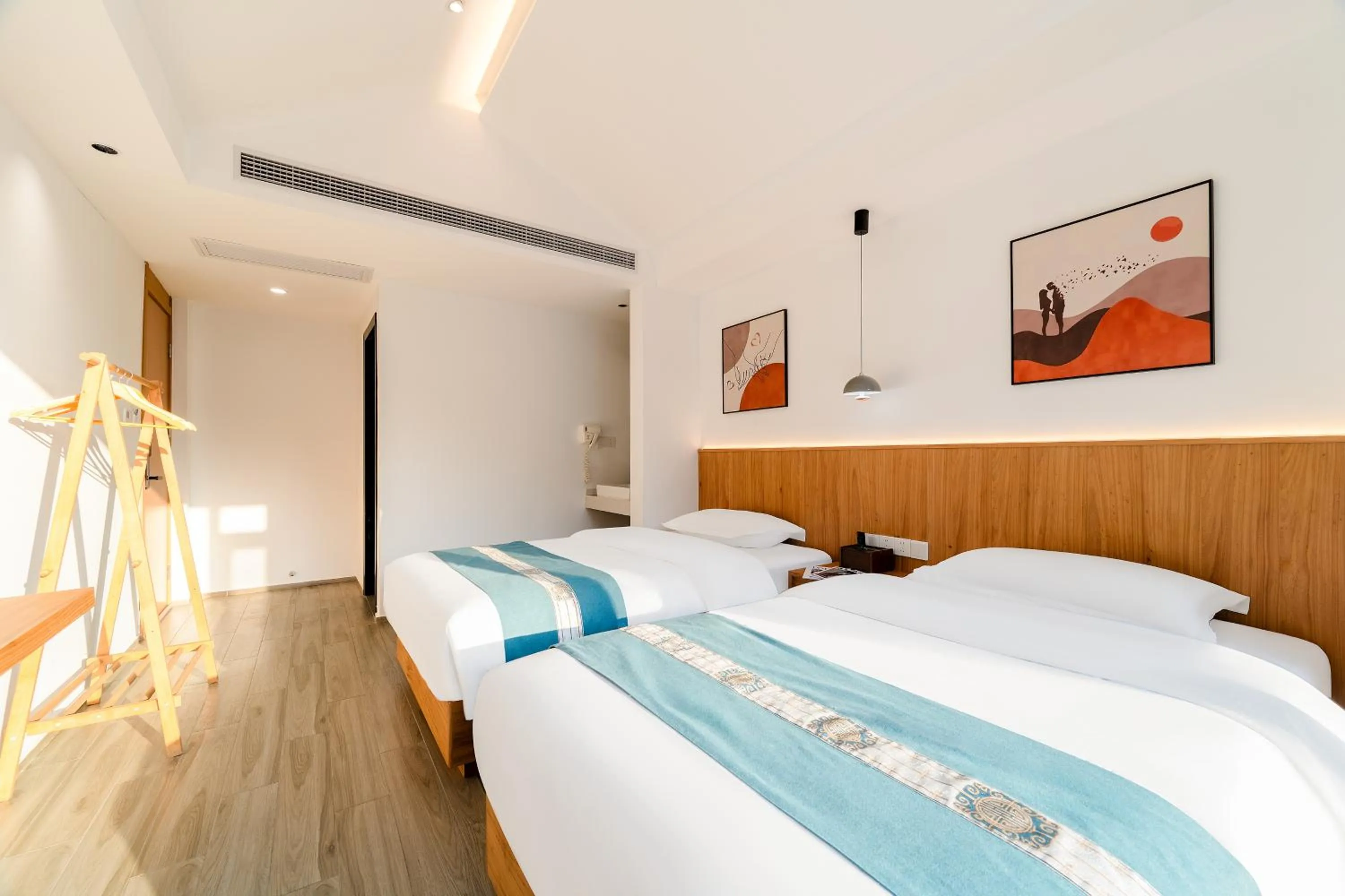 Bed in Huang Mountain Wangfeng Hotel