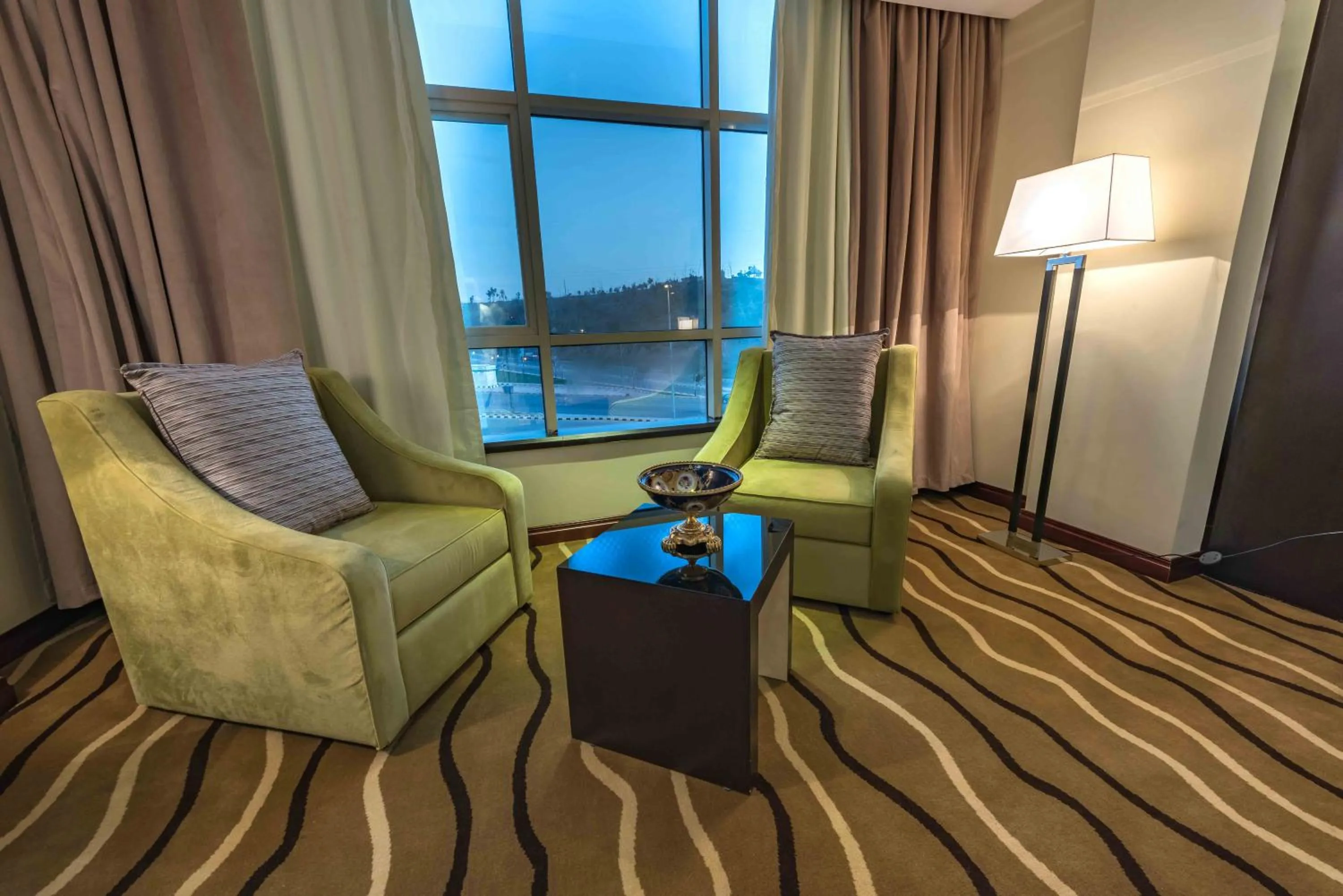 Seating area in National Park Hotel