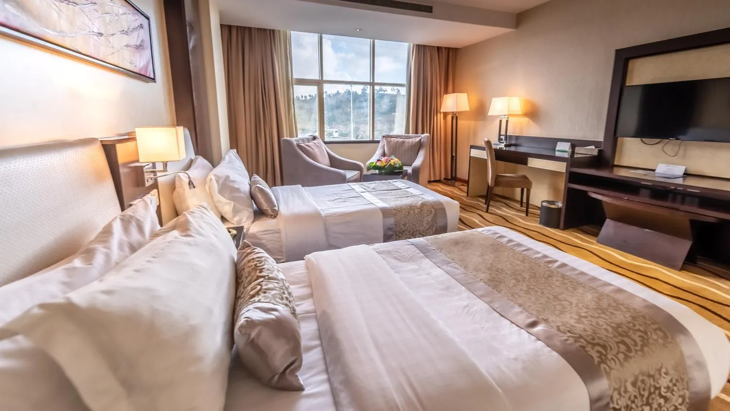 Bed in National Park Hotel