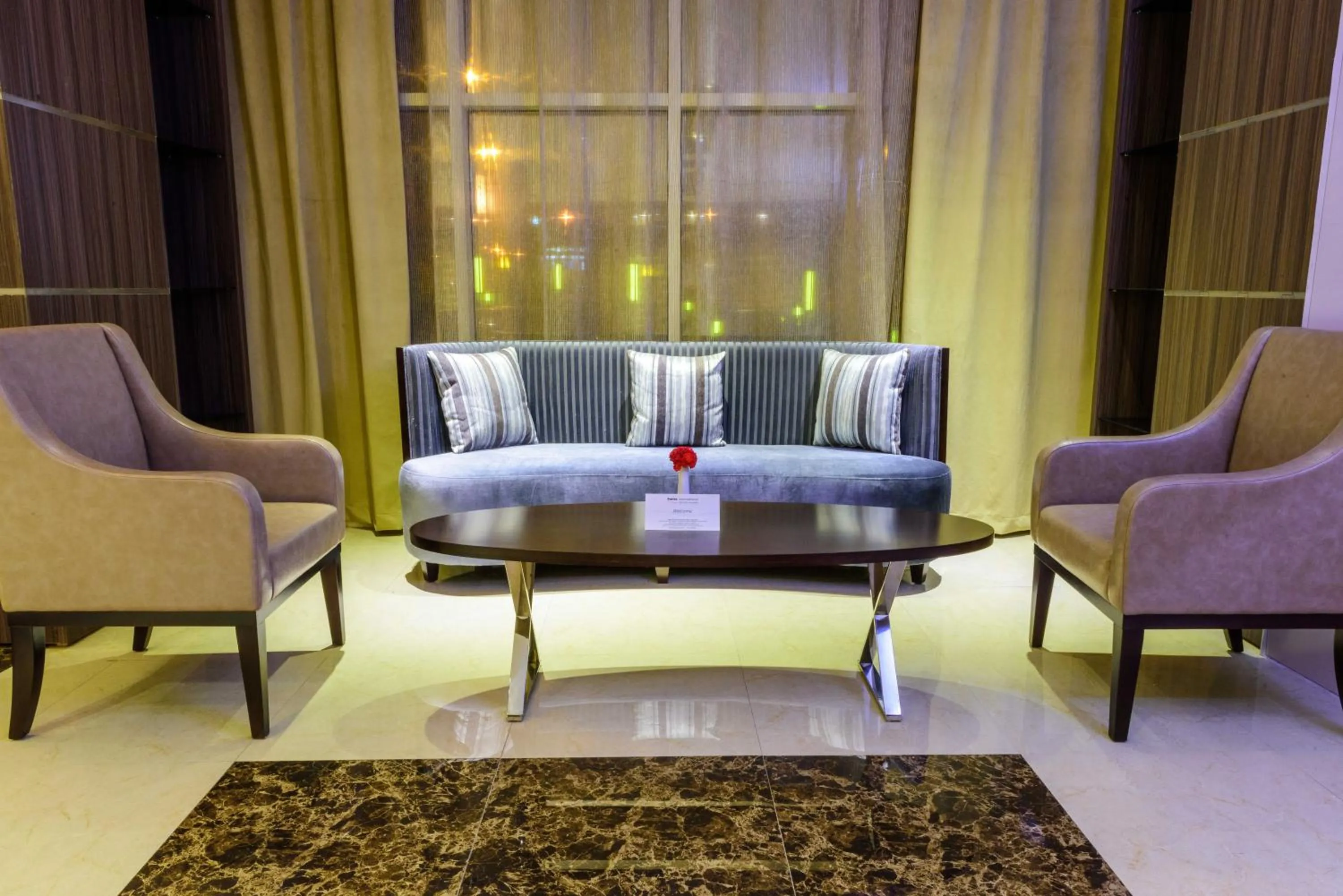 Seating area in National Park Hotel