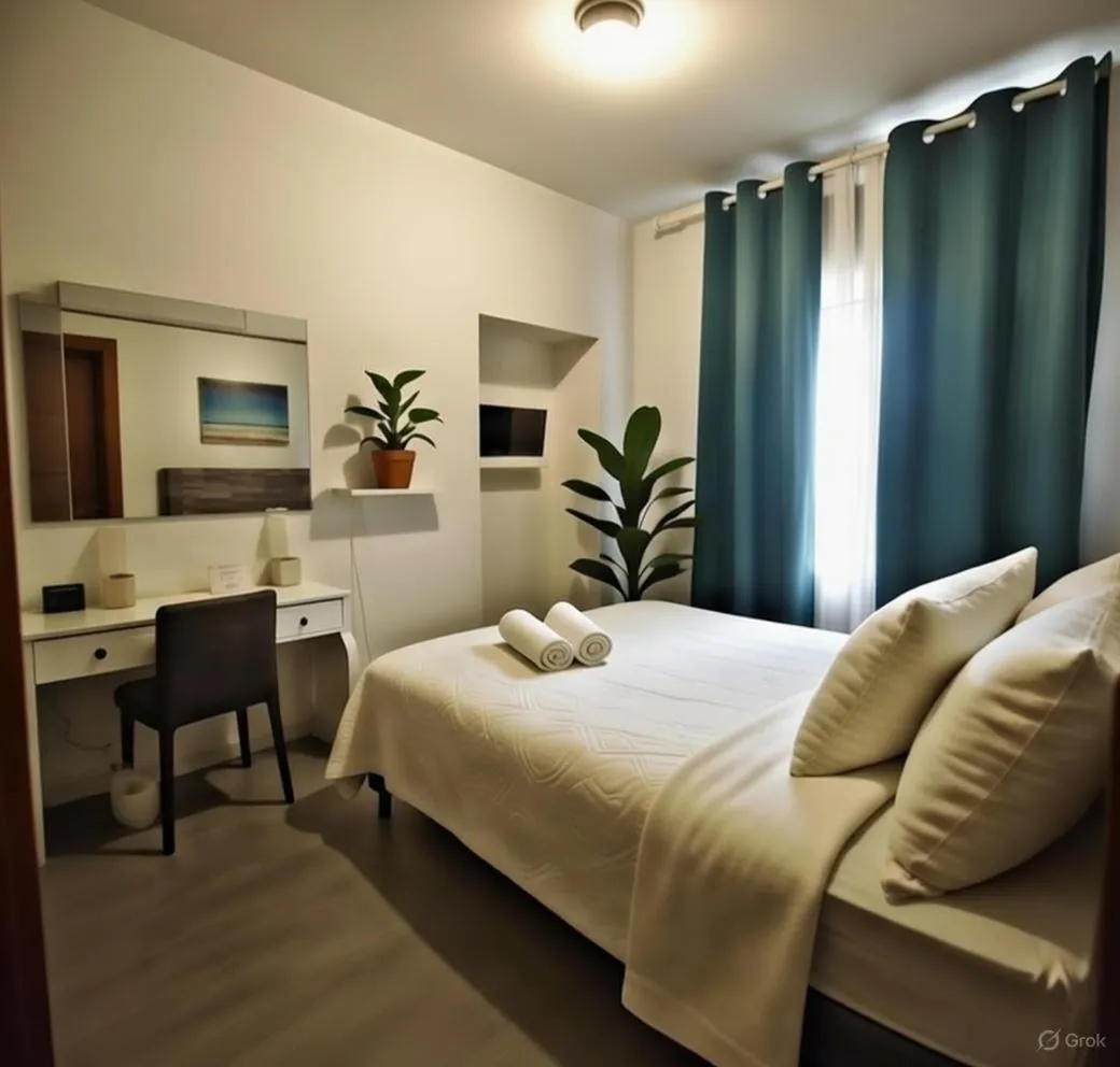 Bed in Hotel Birillo