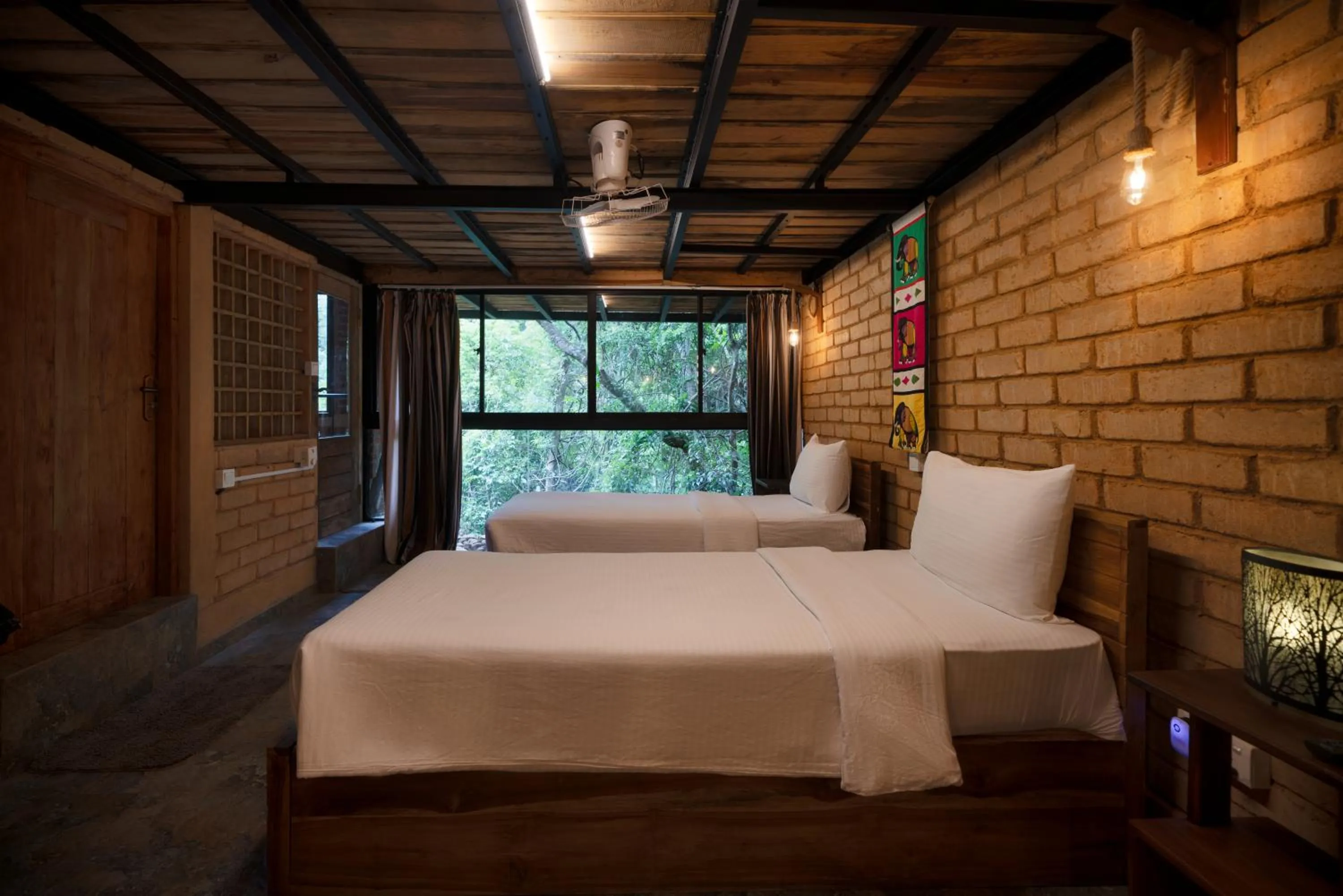 Bed in The Glenrock Wellness Nature Resort