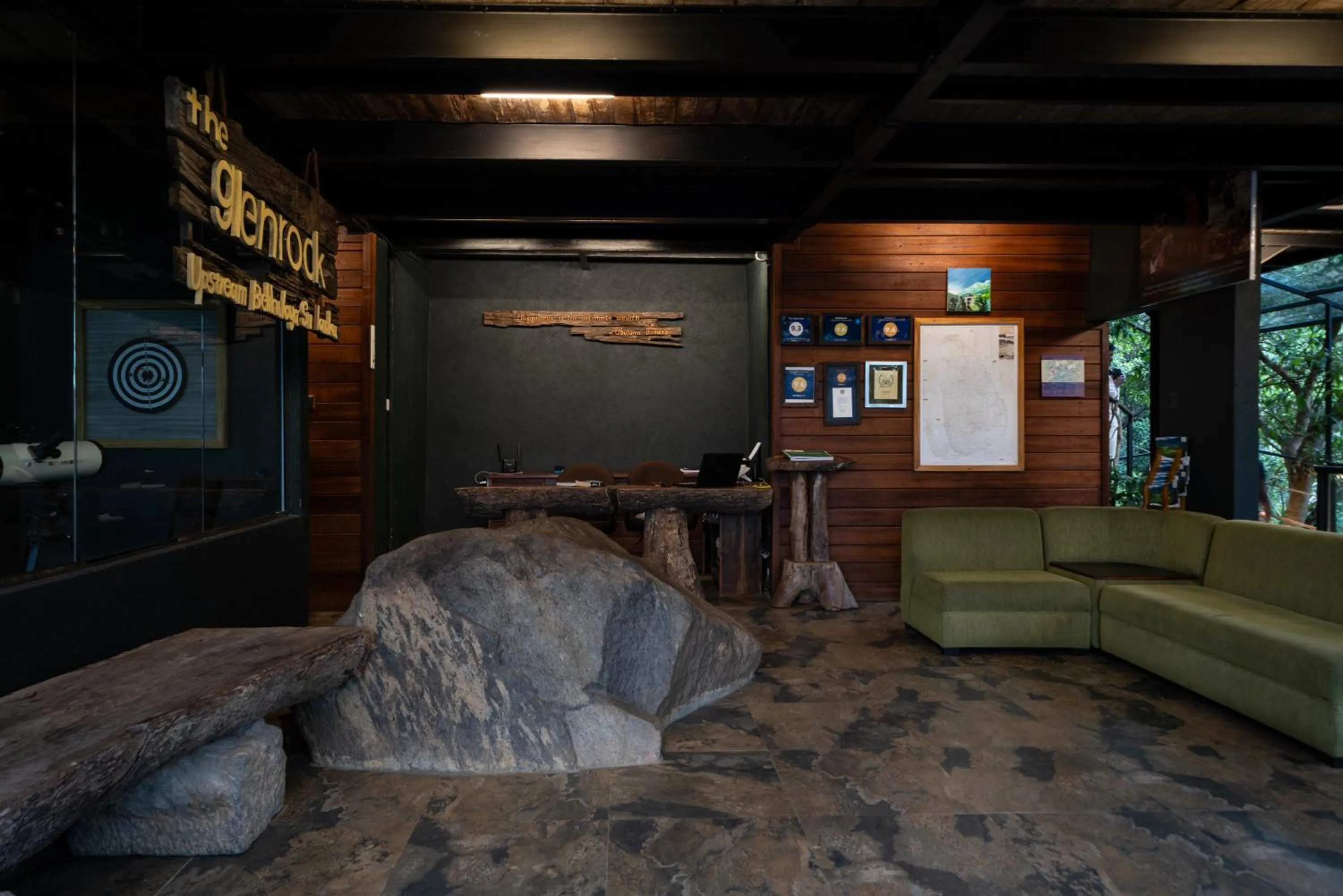 Living room in The Glenrock Wellness Nature Resort