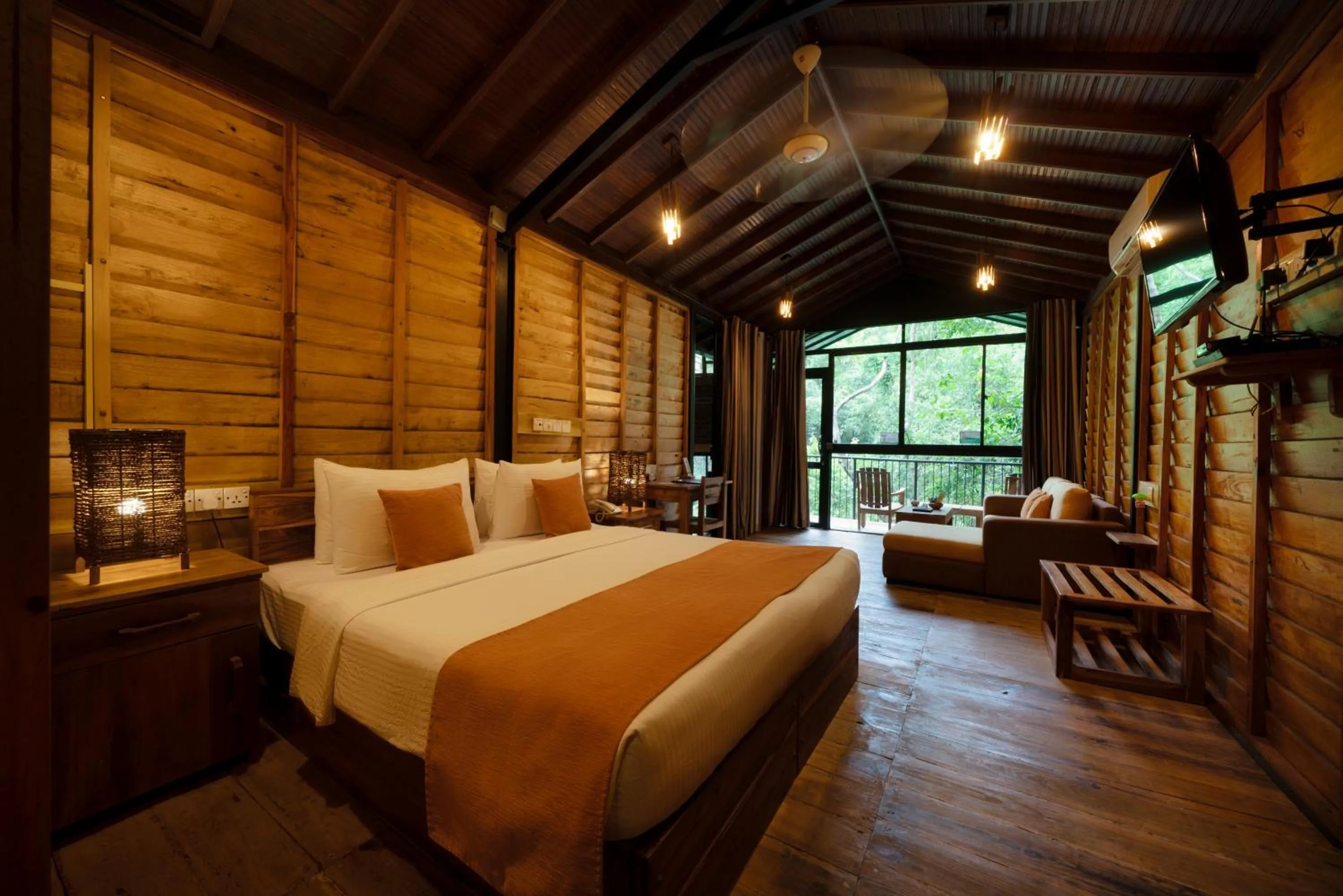 Bed in The Glenrock Wellness Nature Resort