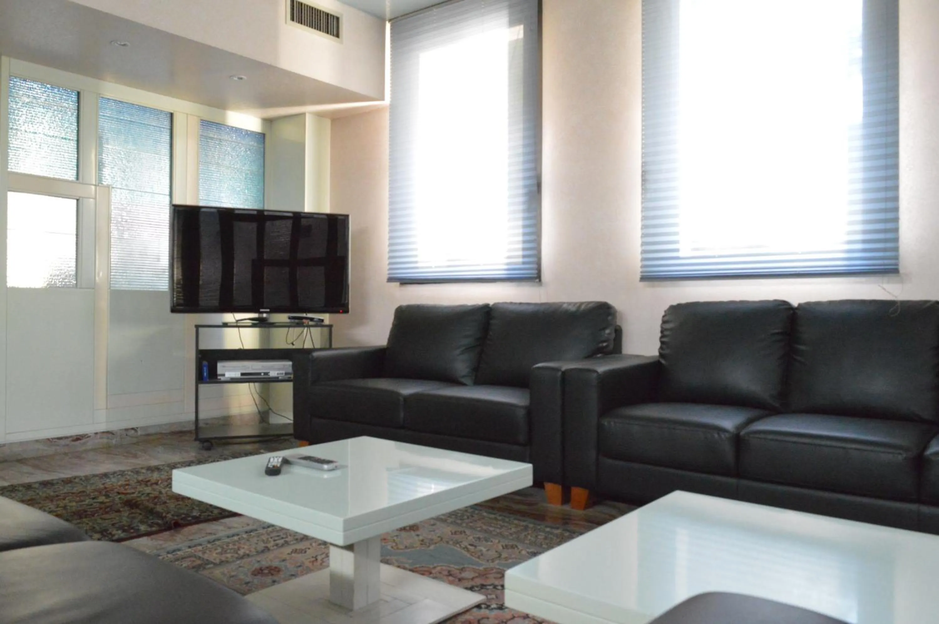 Communal lounge/ TV room in Hotel Alexander